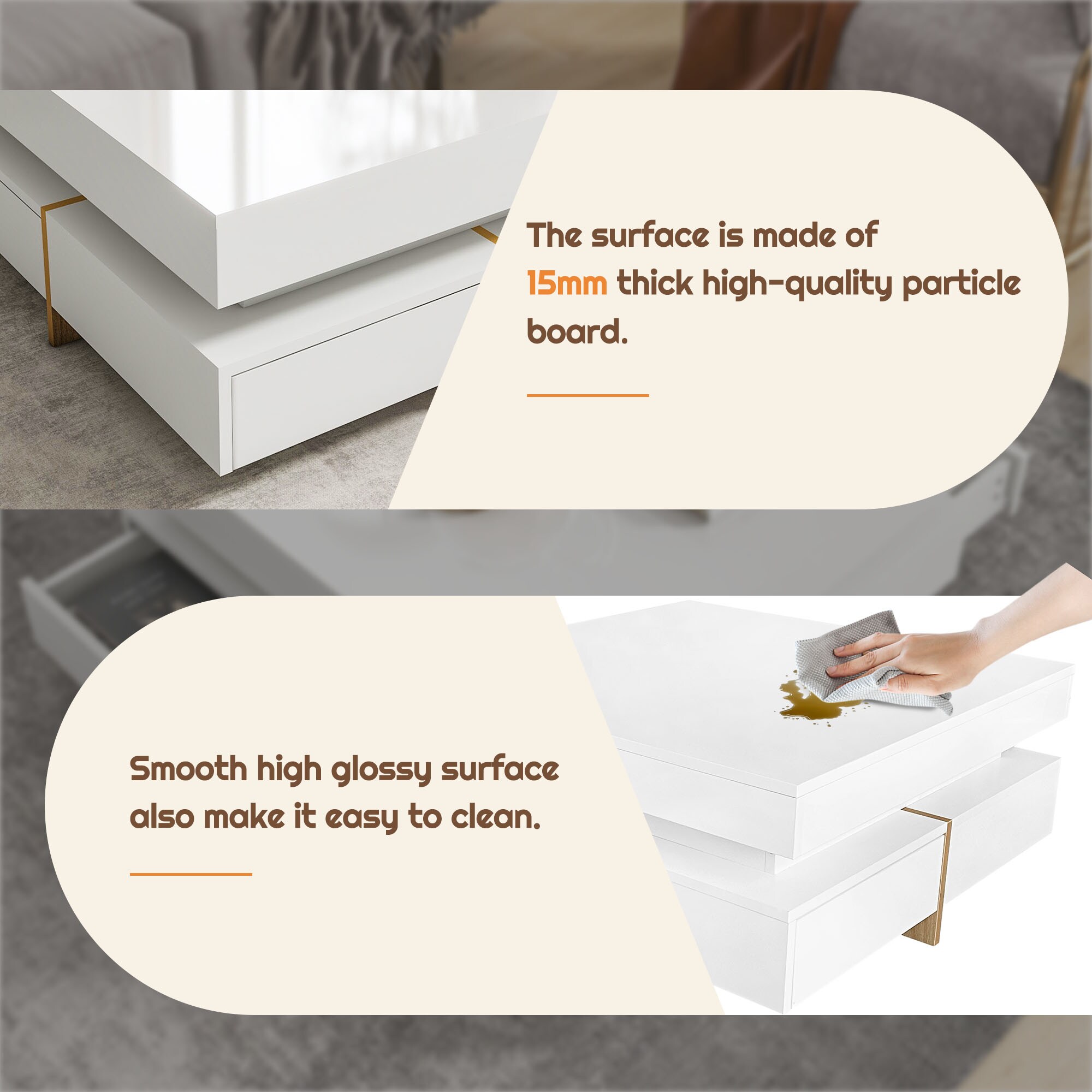 ModernLuxe WF314582AAK Coffee-Tables - View #5