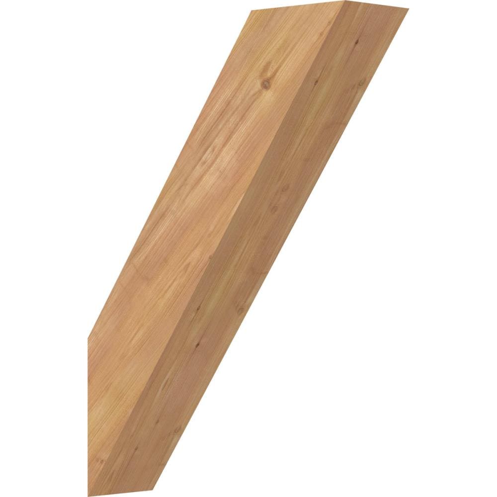 Ekena Millwork BRC06X20X28TRA00SWR 5-1/2-in x 20-in x 28-in Western Red Cedar Unfinished Wood Traditional smooth