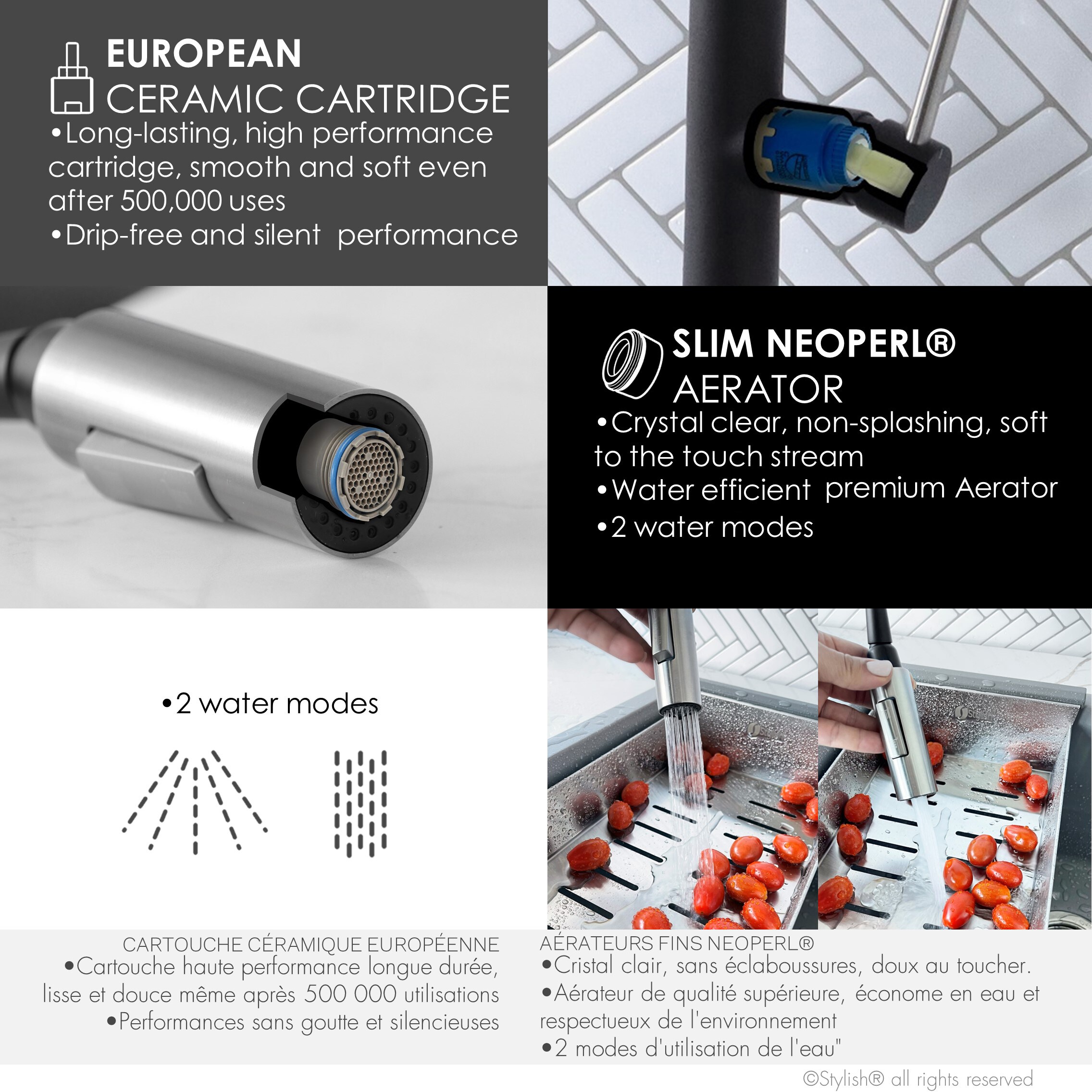 Stylish K-141NS Kitchen-Faucets - View #6