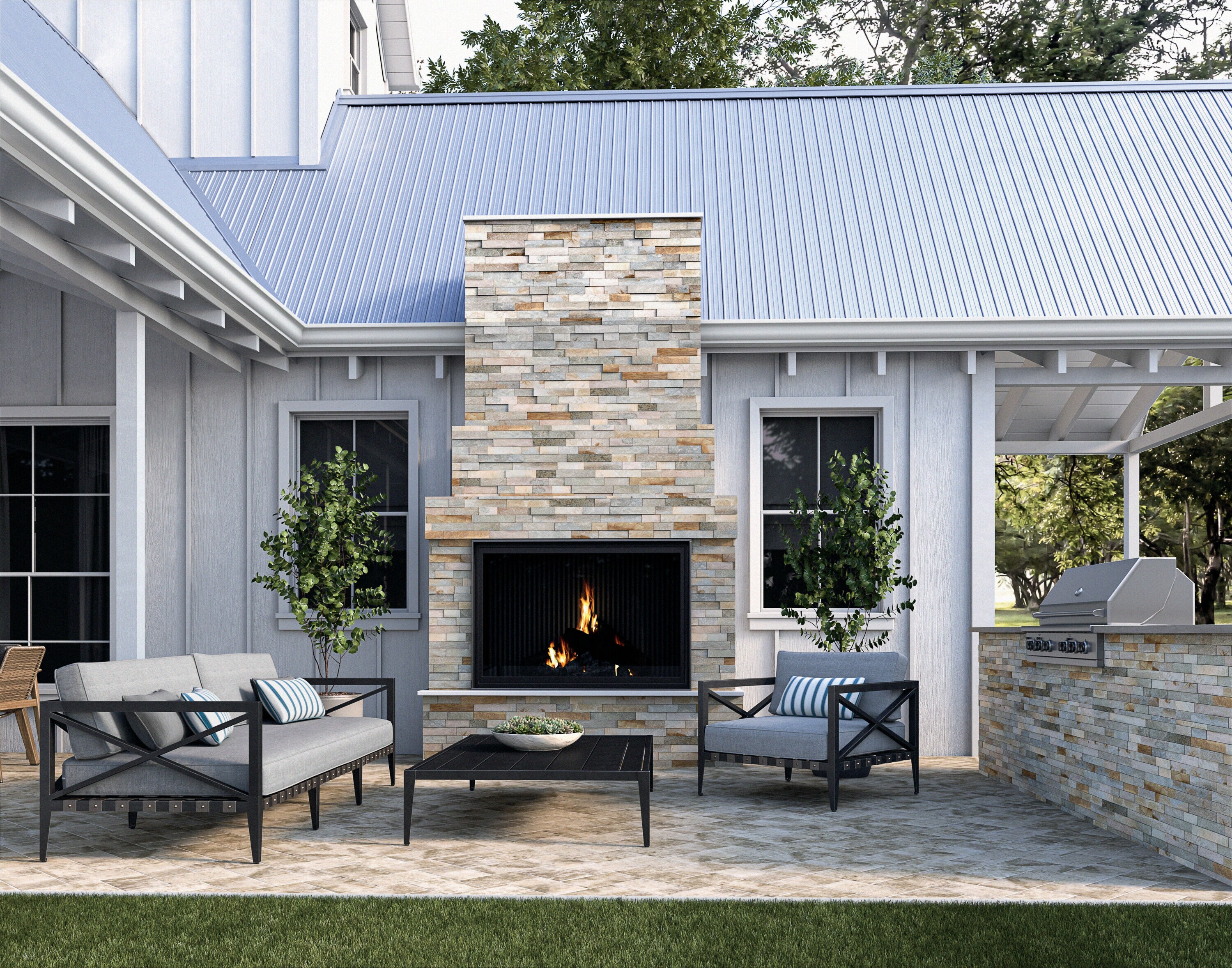 American Olean DS63624PANEL1P Stone-Veneer - View #3