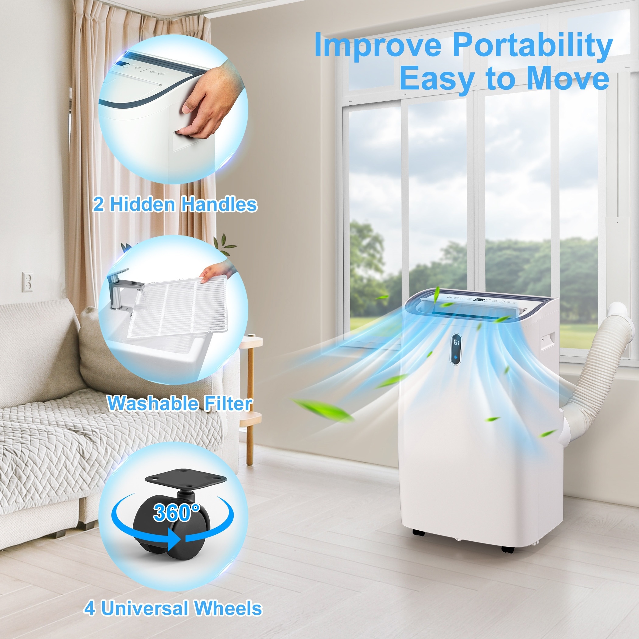 Elexnux LW-OX-14KHW Portable-Air-Conditioners - View #9