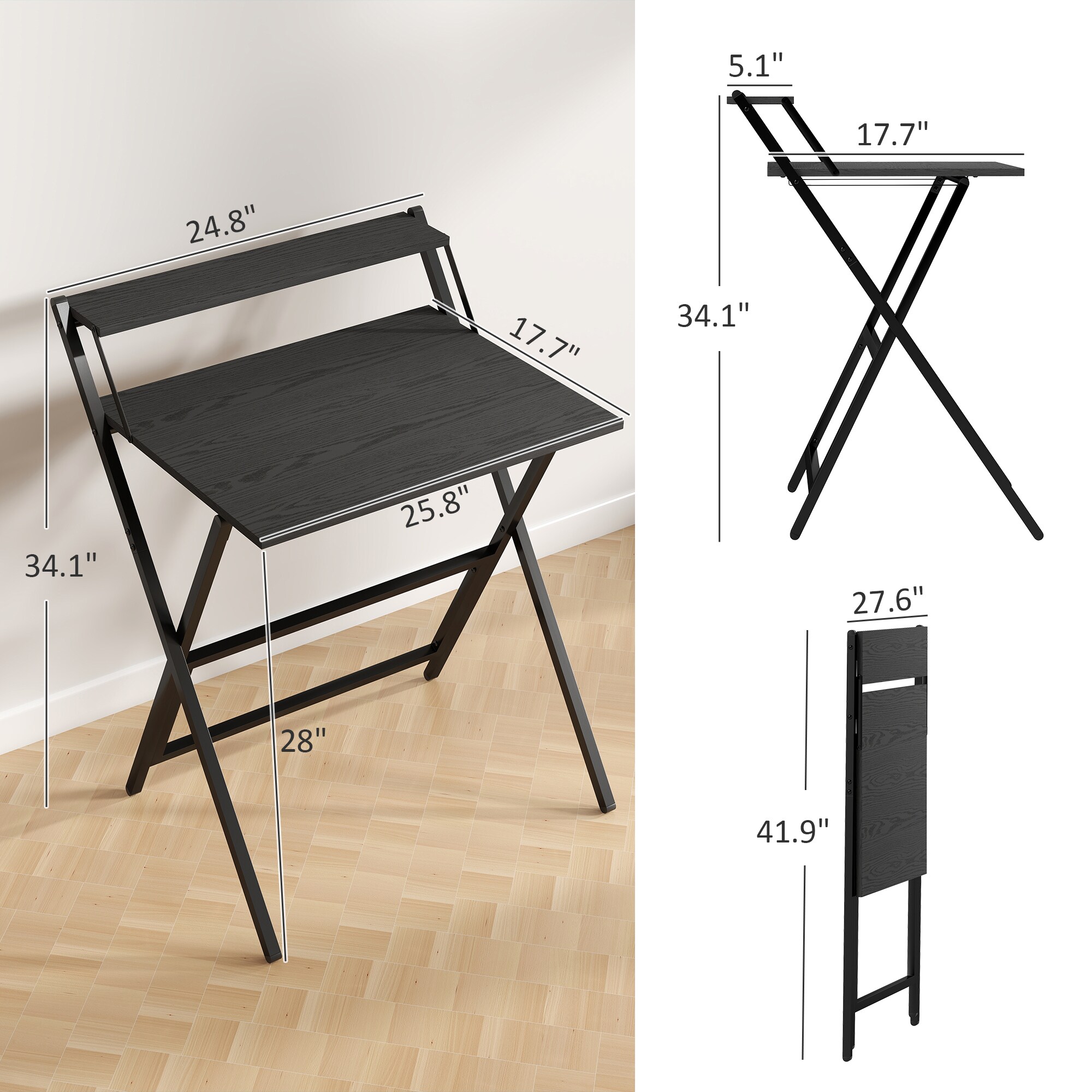 HomCom 836-607V80BK desks - View #3