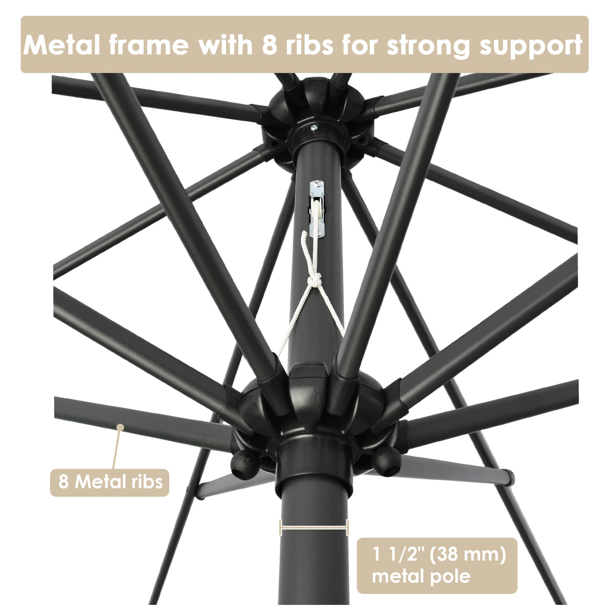 Yescom 07UMB002-10SS-06N-LO Umbrellas-2 - View #4