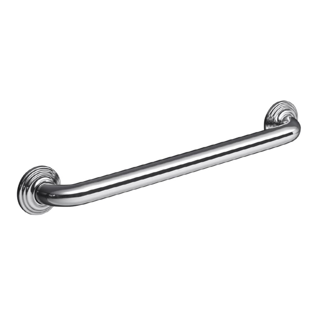 KOHLER 10541-S Traditional 18.0-in Polished Stainless Wall mount Grab Bar ( 300.0-lb Weight Capacity )