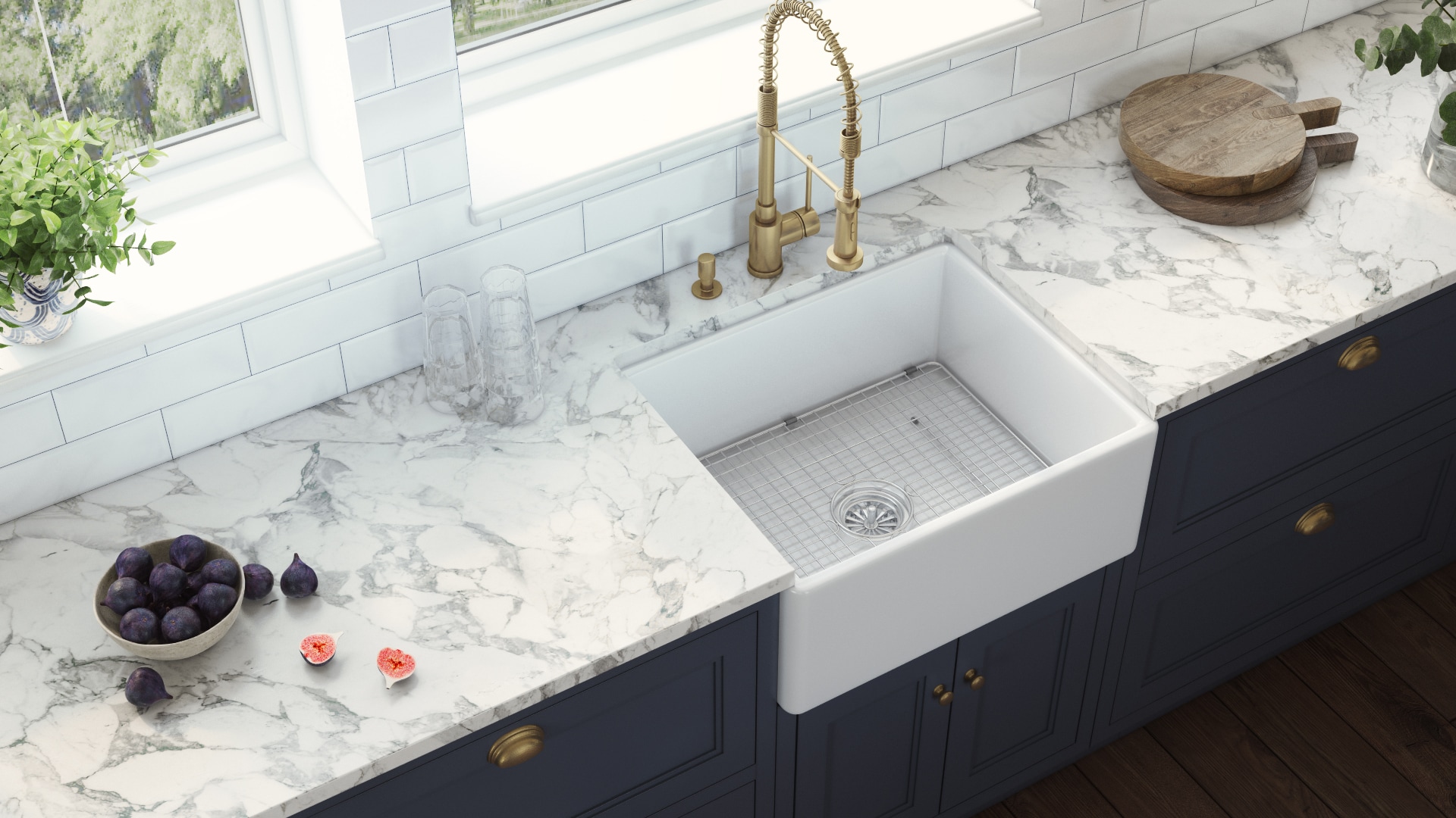 Ruvati RVL2468WH Kitchen-Sinks - View #5