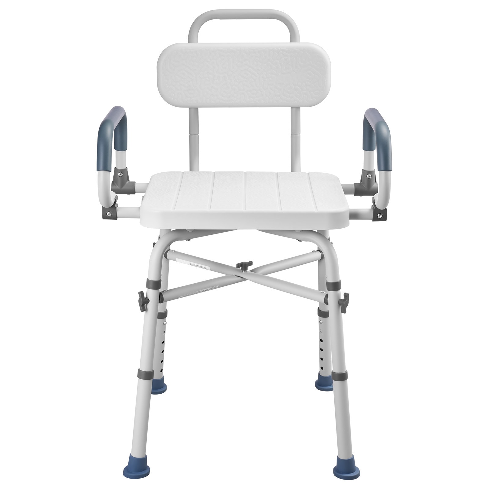 VEVOR Swivel Shower Chair with Arms and Back 500 lbs Heavy Duty Bench Seat for Inside Shower Stall and Bathtub Height Adjustable Bathroom Bath Tub Seat for Adults Seniors Elderly and Disabled #SCGDSYGZYTLS15148V0