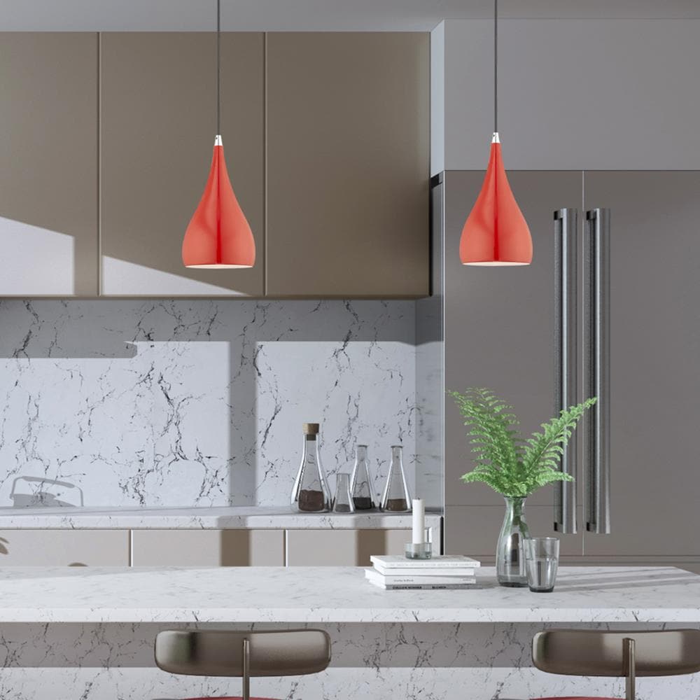 Elegant Spades Steel Pendant Light in Various Finishes