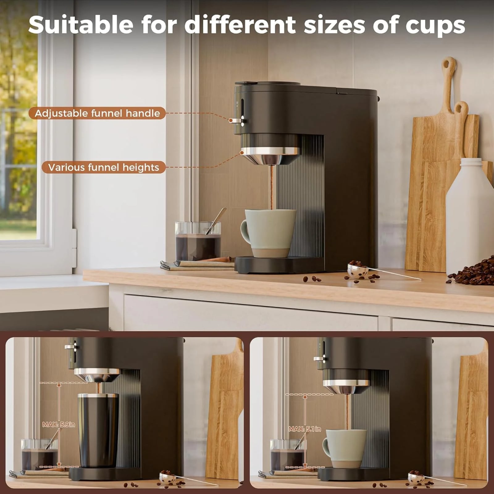 Antarctic Star LSAS-CM3740-BLACK Coffee-Makers - View #9