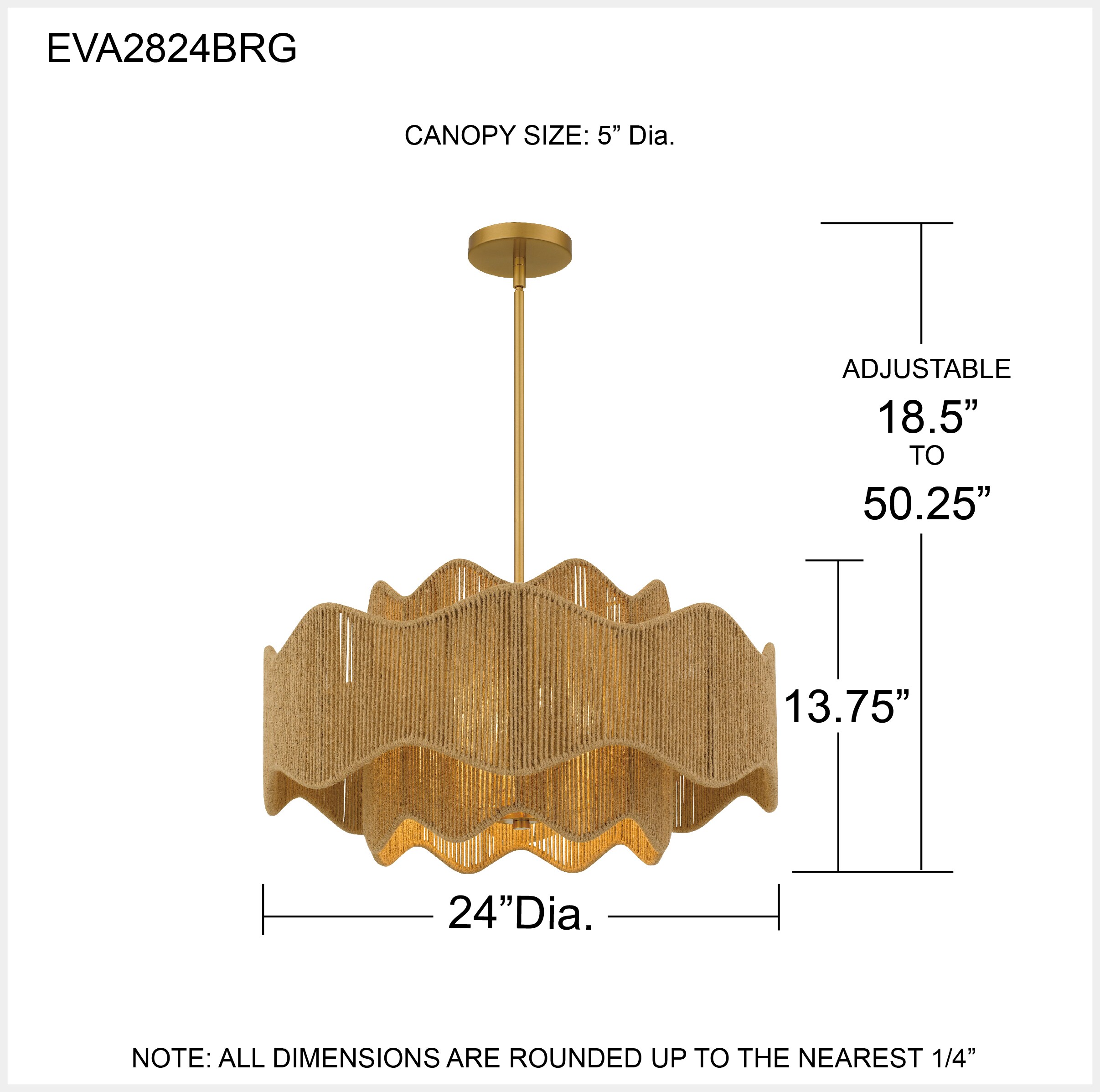 Quoizel EVA2824BRG Pendant-Lights - View #5