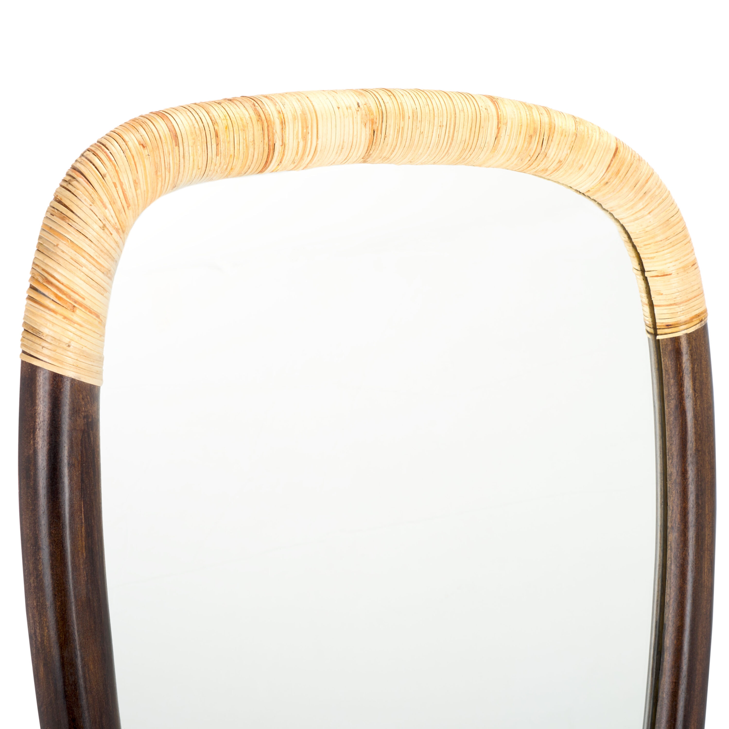 Rupa 23" x 31" Natural Brown Mango Wood Wall Mirror