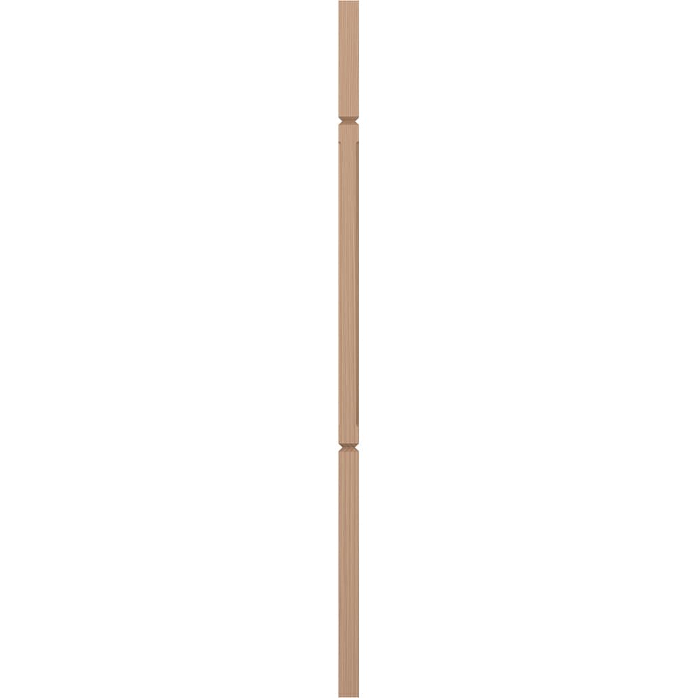L.J. Smith Stair Systems LJC-5060V-P 42 42-in x 1.25 Unfinished Poplar Square Top Stair Baluster