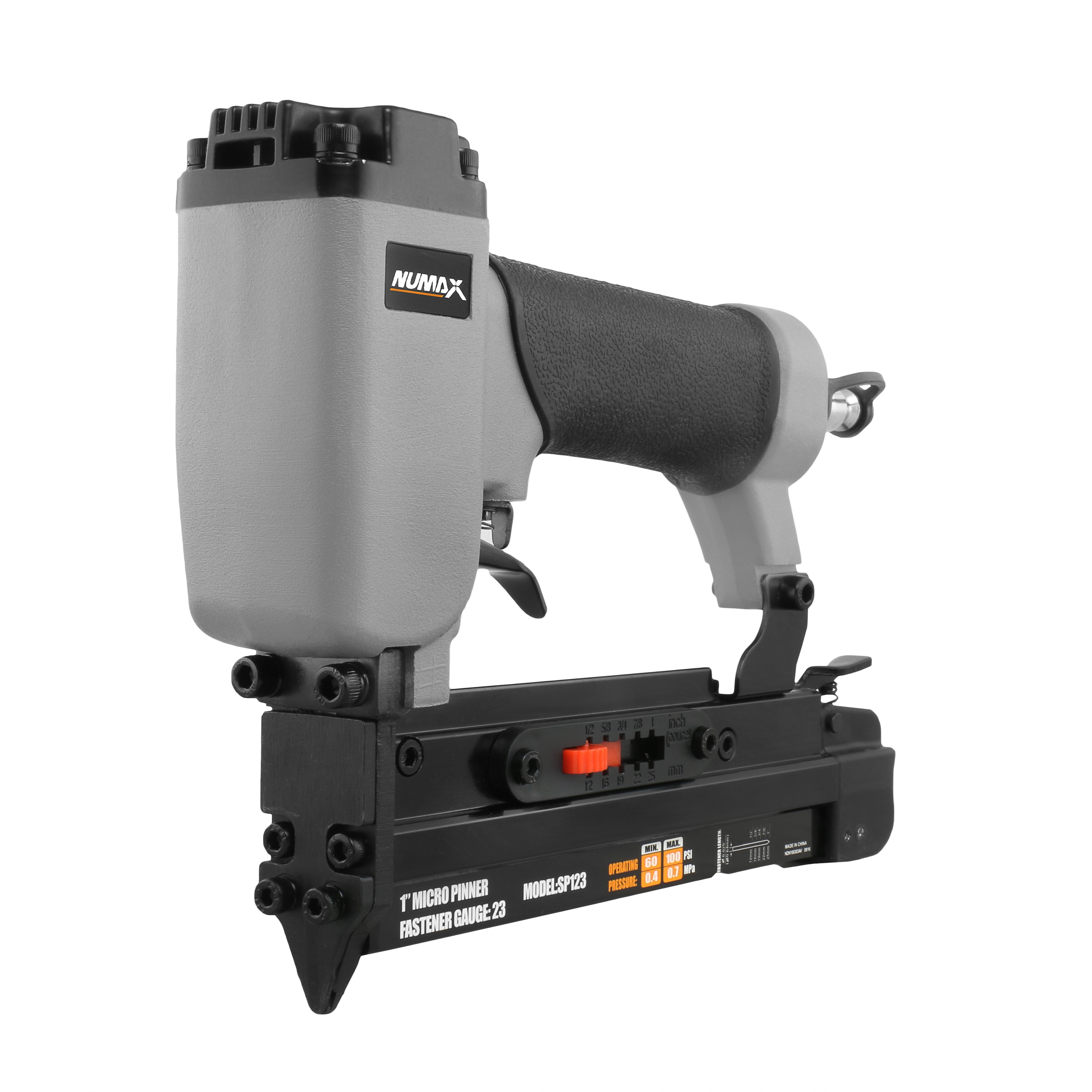 Numax Headless 1-in 23 -Gauge Pneumatic Pin Nailer #SP123