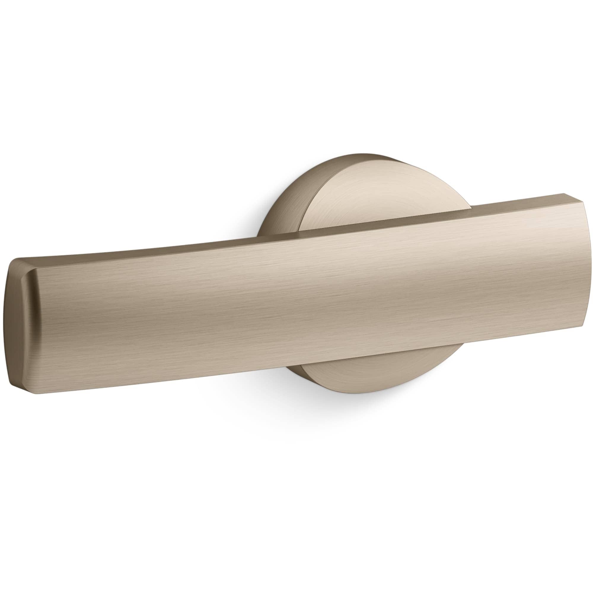 KOHLER K-30919-L-BV Santa Rosa 3-1/4-in Front/Side Mount Vibrant Brushed Bronze Handle with lever