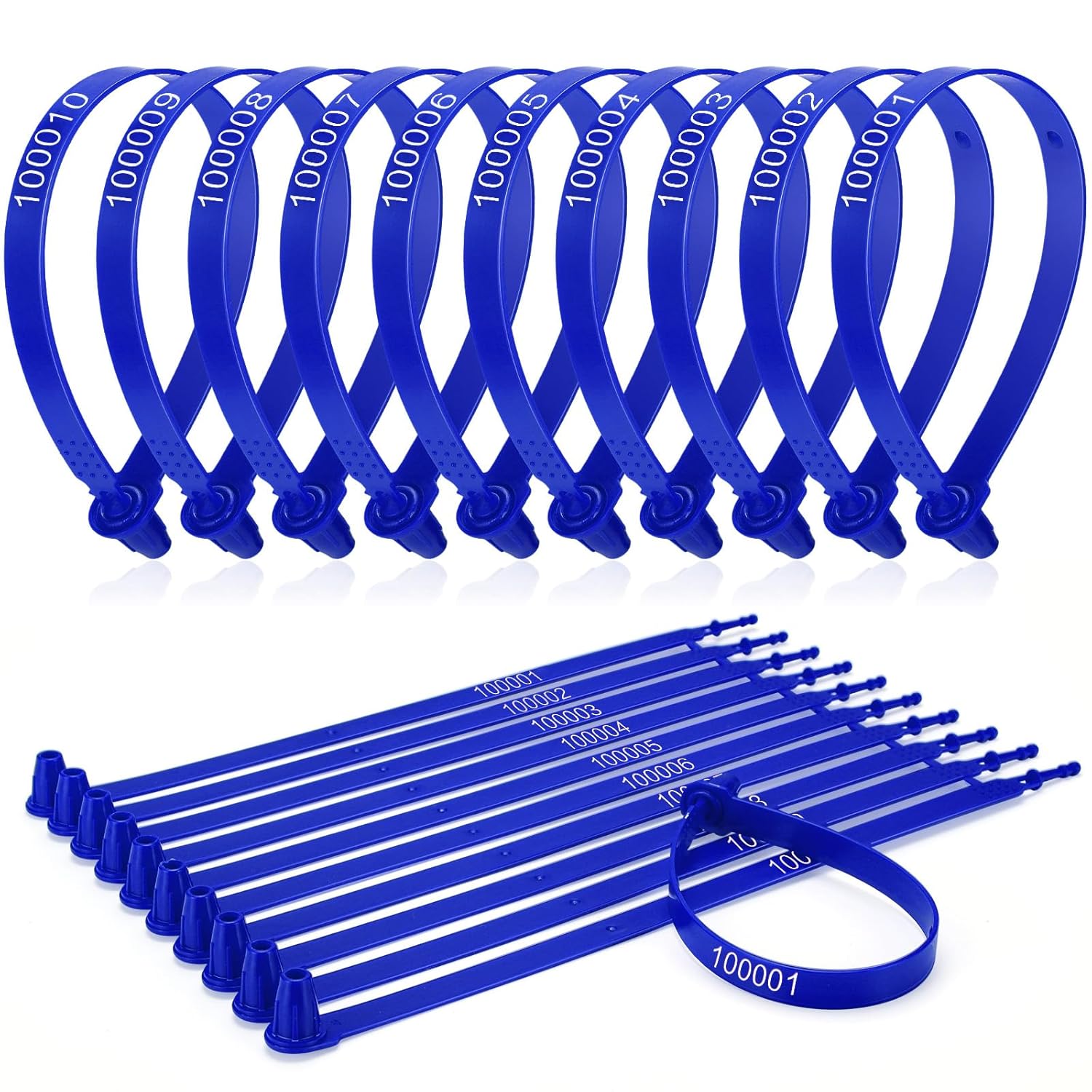Etokfoks 1000 Pcs Plastic Truck Trailer Door Seals Tamper Evident ...