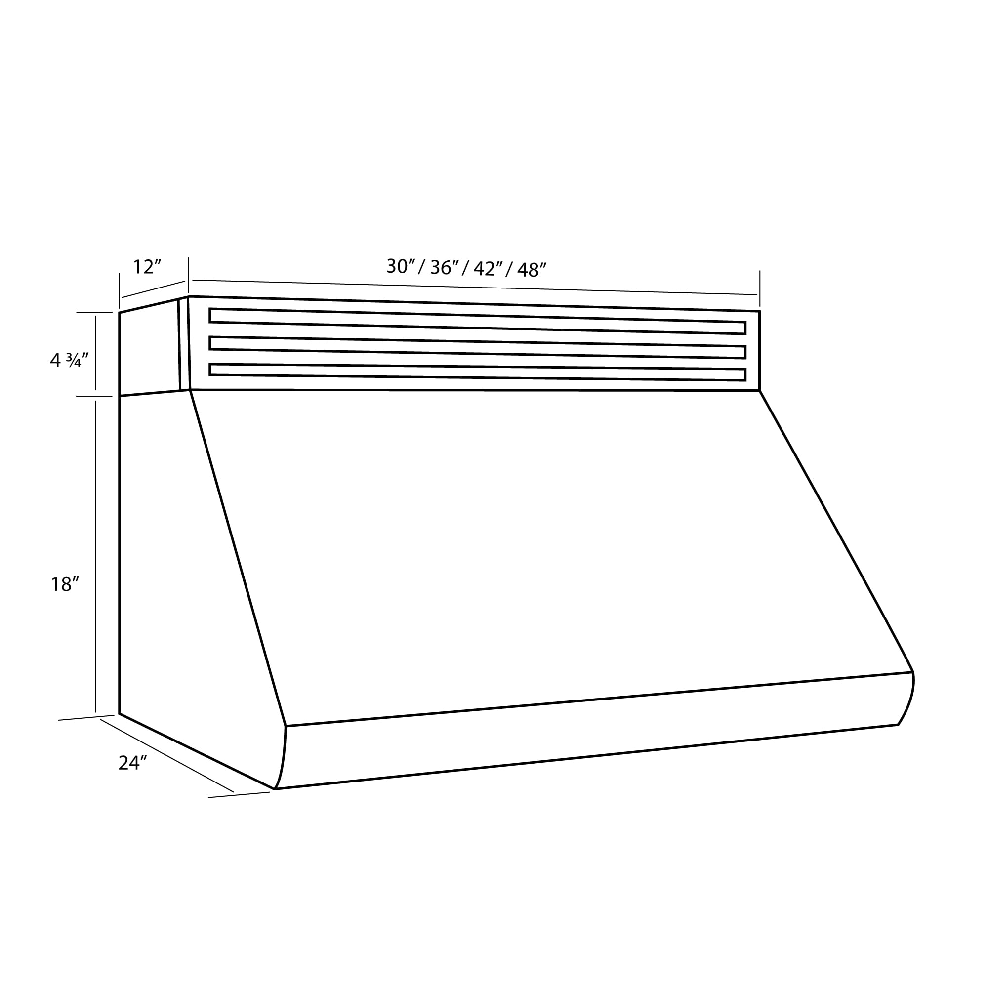 ZLINE KITCHEN & BATH RK527-48 Undercabinet-Range-Hoods - View #3