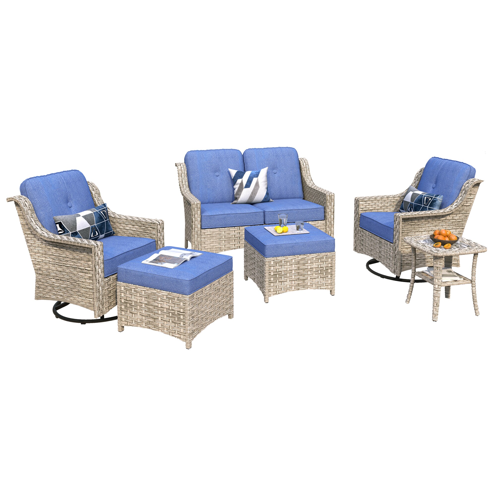 Ovios PDL506Y Patio-Conversation-Sets - View #7
