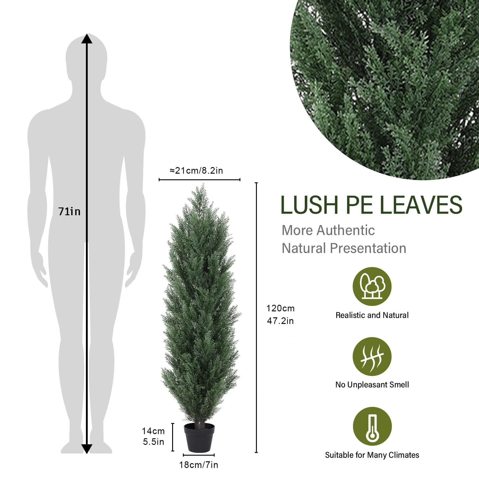 Vynxaria LEXY1288-DJZW-RZS038 Artificial-Plants-Trees - View #8
