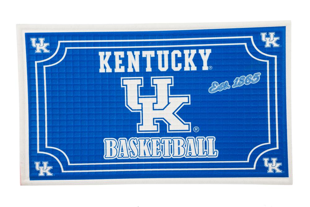Team Sports America 41EM944 Kentucky Wildcats 2-ft x 3-ft Multi Polypropylene Rectangular Outdoor Decorative Sports Door Mat