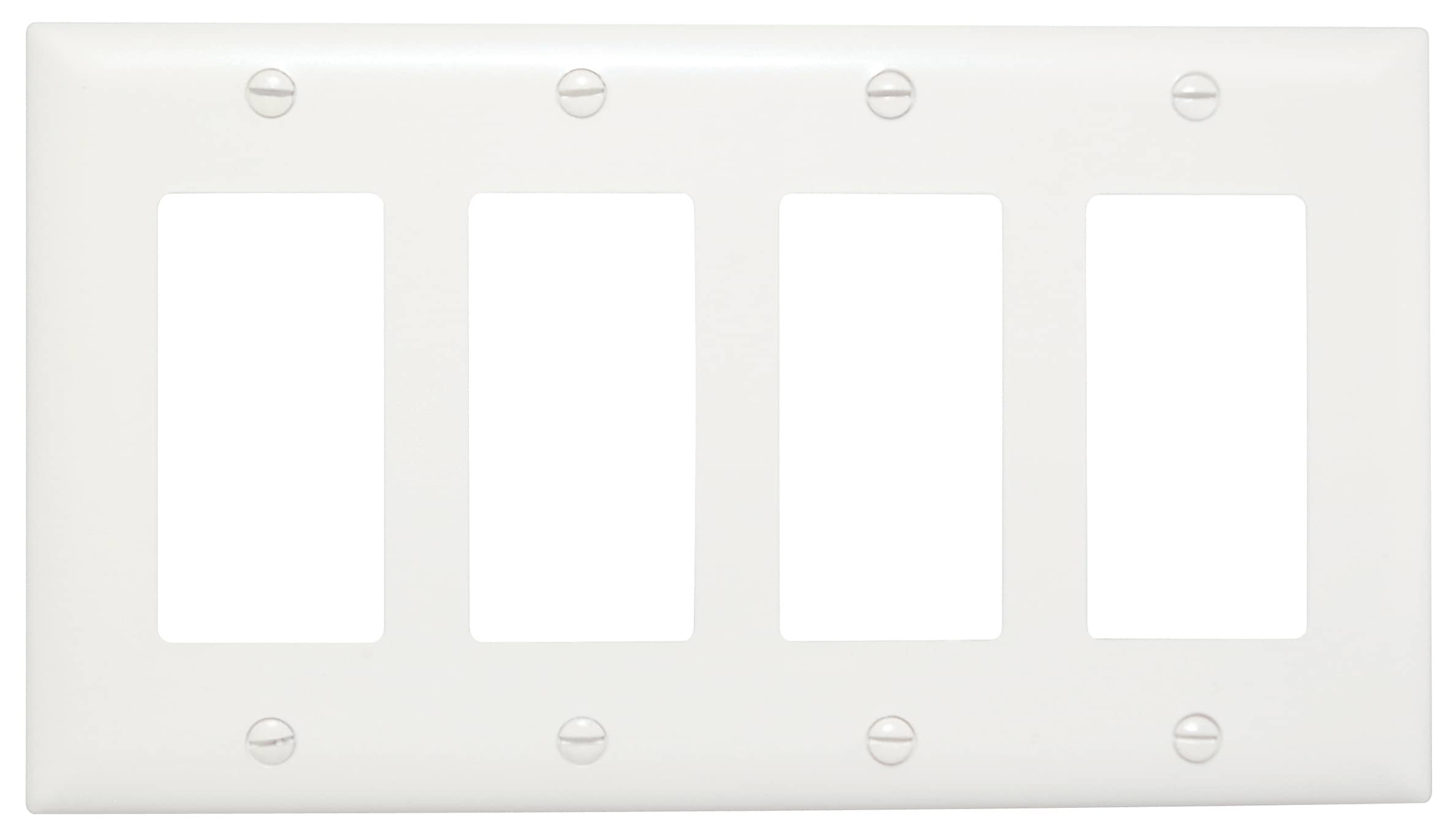 Pass & Seymour/Legrand Pass and Seymour 4-Gang Midsize White Nylon ...