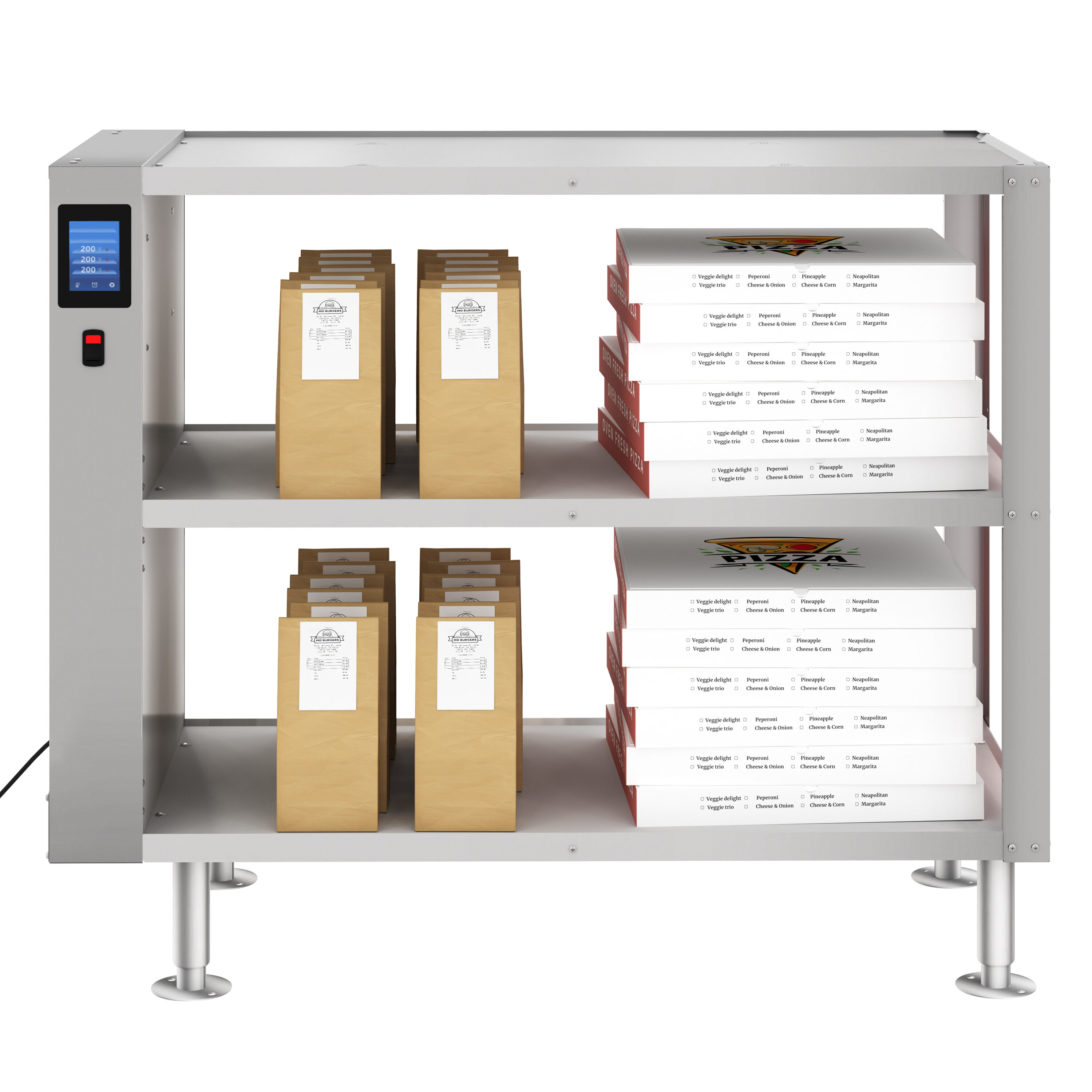 KoolMore LOW-KM-WSC-T3 3 -Station 26-Quart Commercial/Residential Electric Food warmer