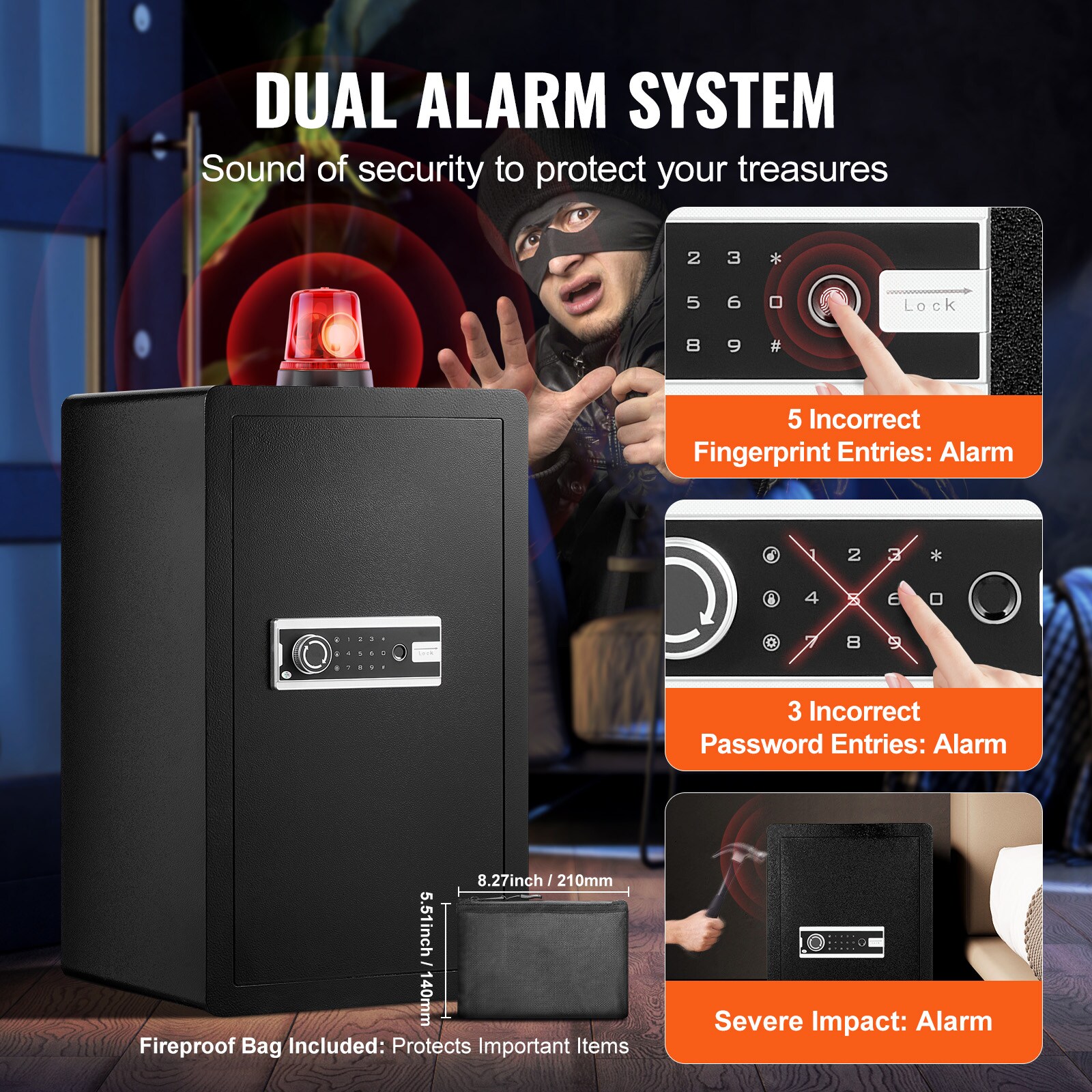 GIVIMO ZMLW014GIVSS1614 Floor-Wall-Safes - View #7