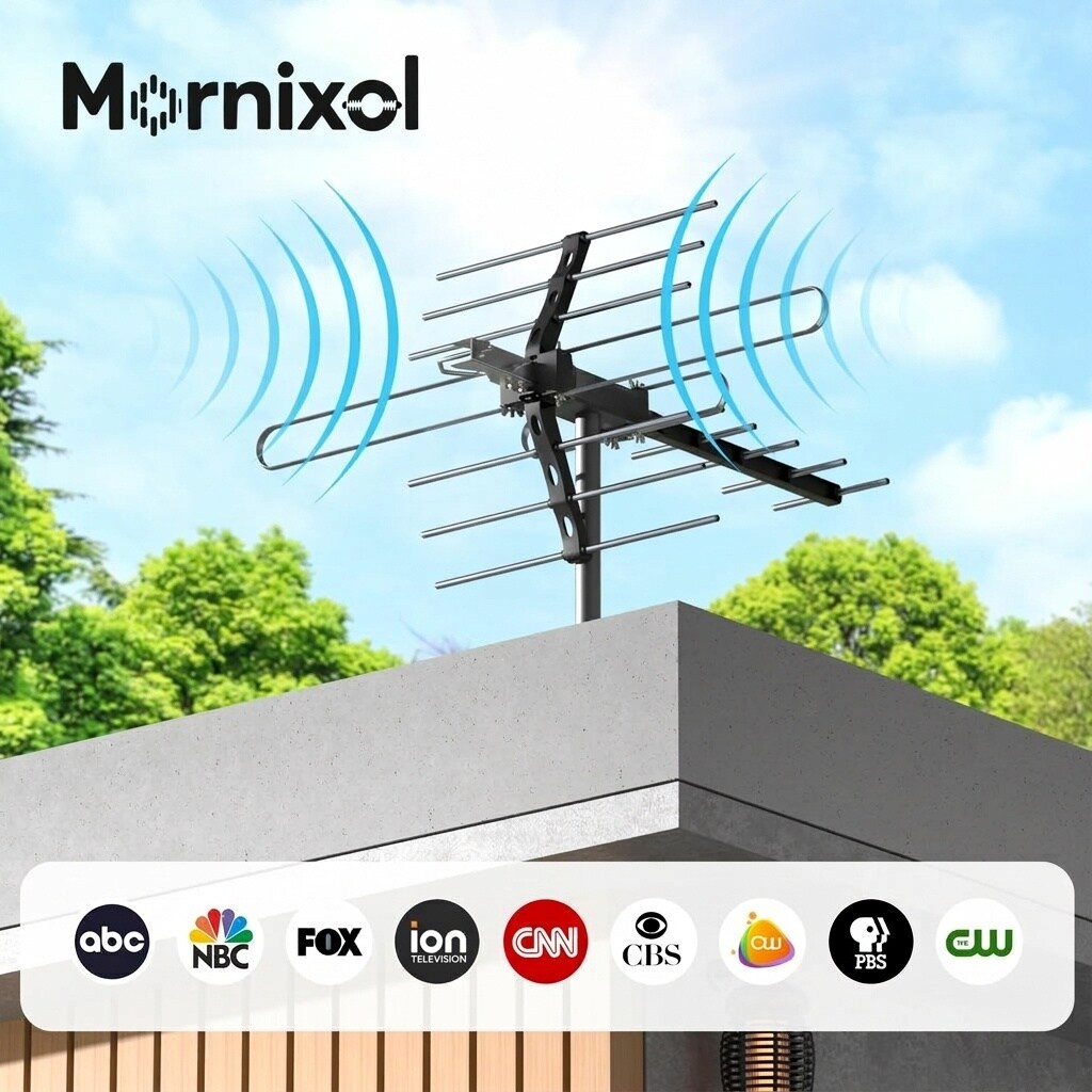 Etokfoks 70 mile reception amplified digital HDTV and 4k outdoor ...