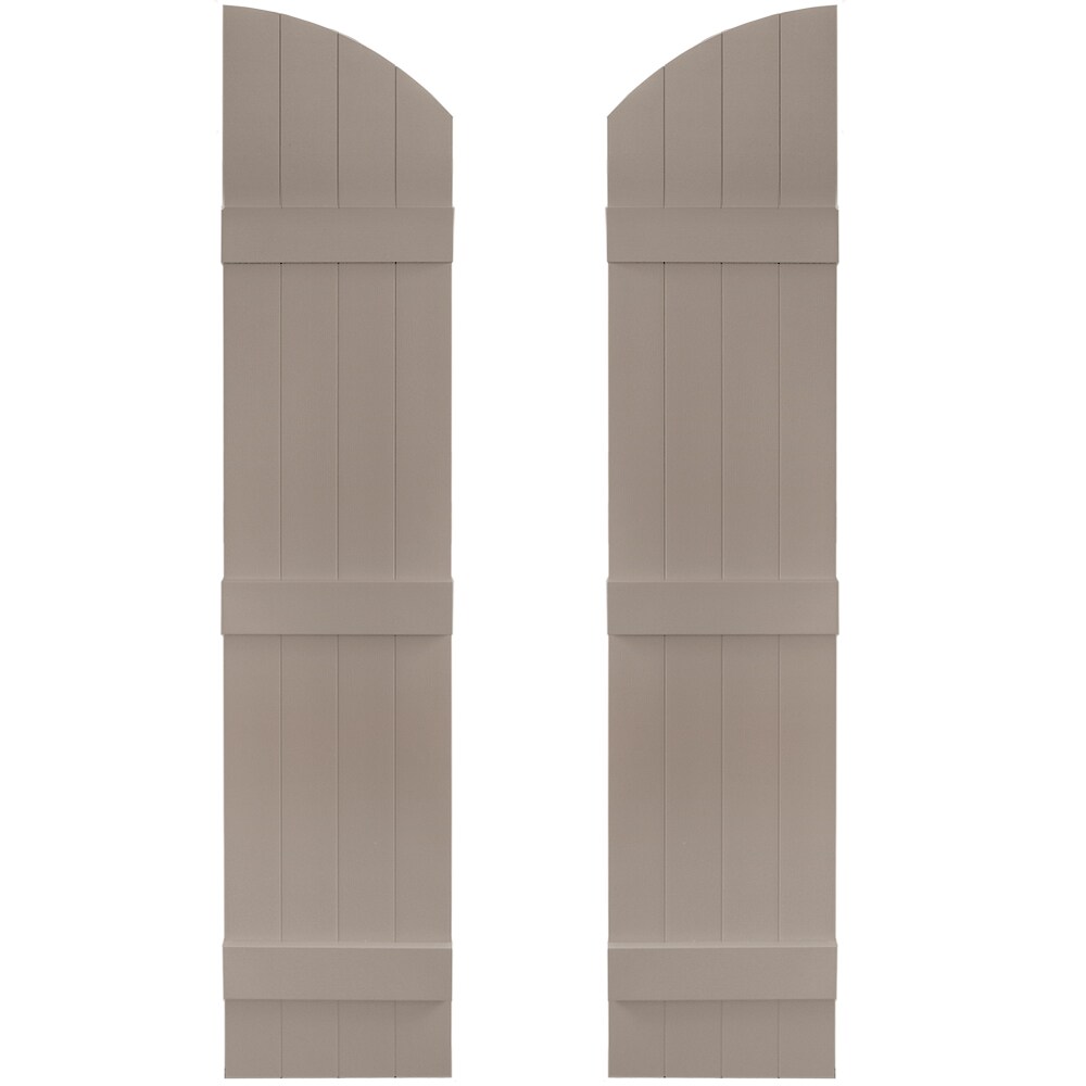 Vantage V5931461008 13.875-in W x 61-in H Clay Board and batten Exterior Shutters ( 1 -Pack )