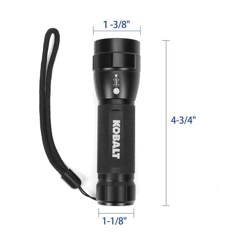 Kobalt 300-Lumen 3 Modes LED Flashlight (AAA Battery Included) in