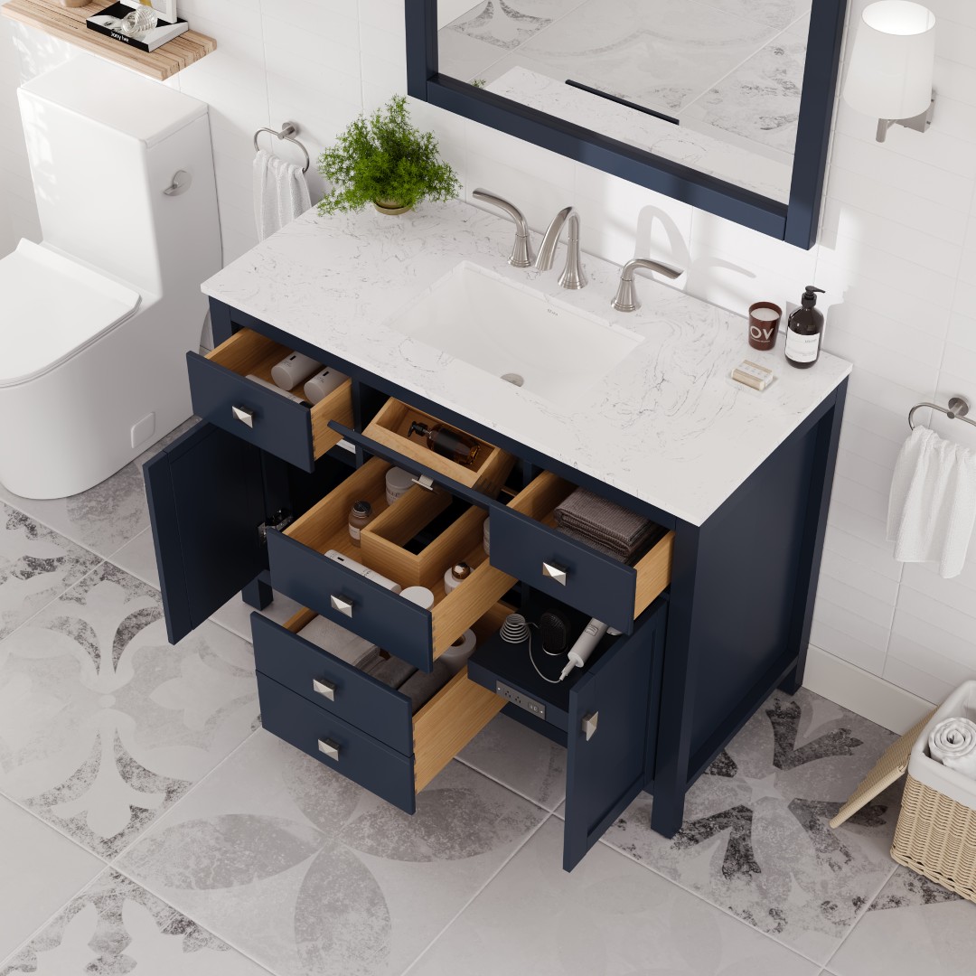 Eviva TVN313-42BLU Bath-Vanity-Combo - View #5