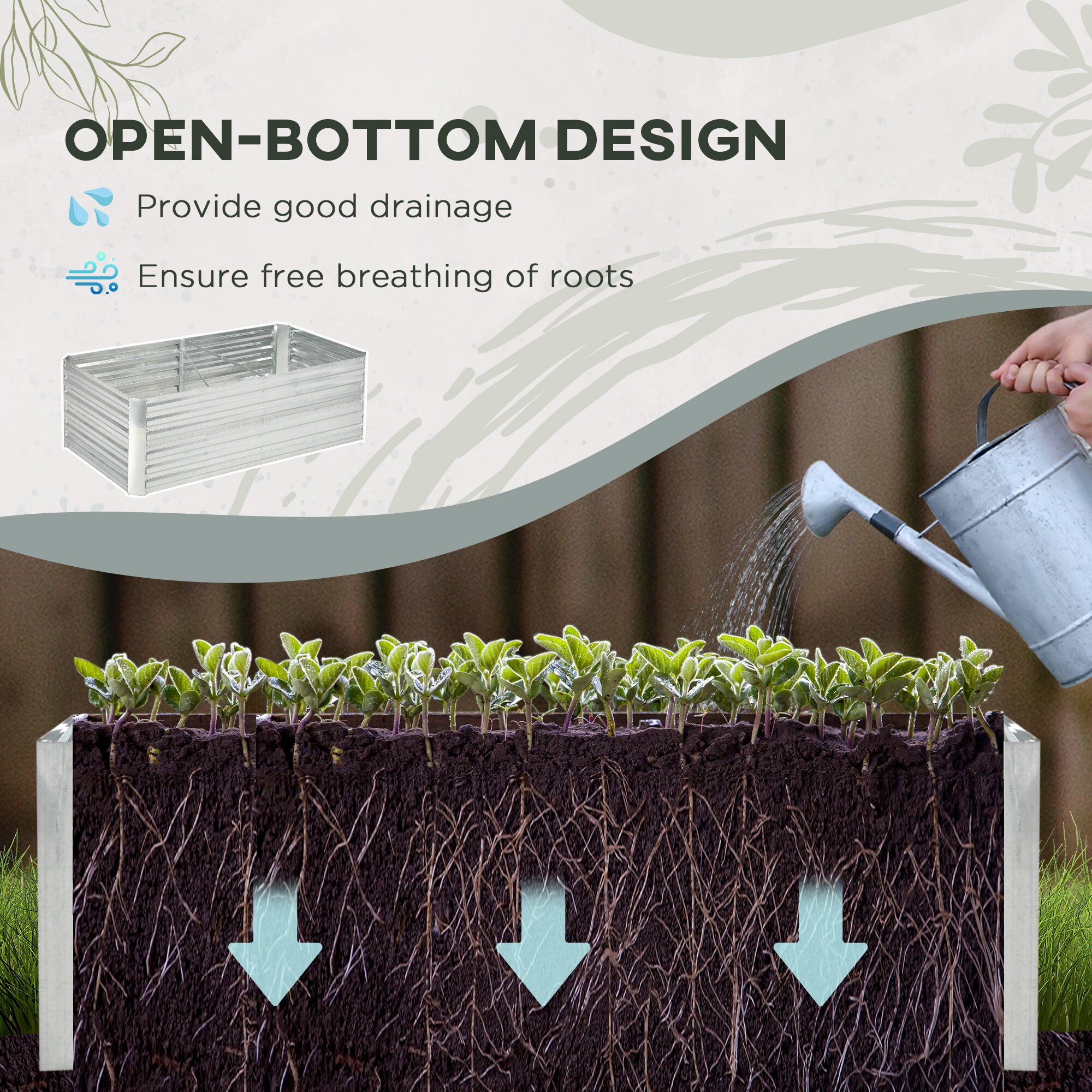 LETILY FO6YSNZO Raised-Garden-Beds - View #4