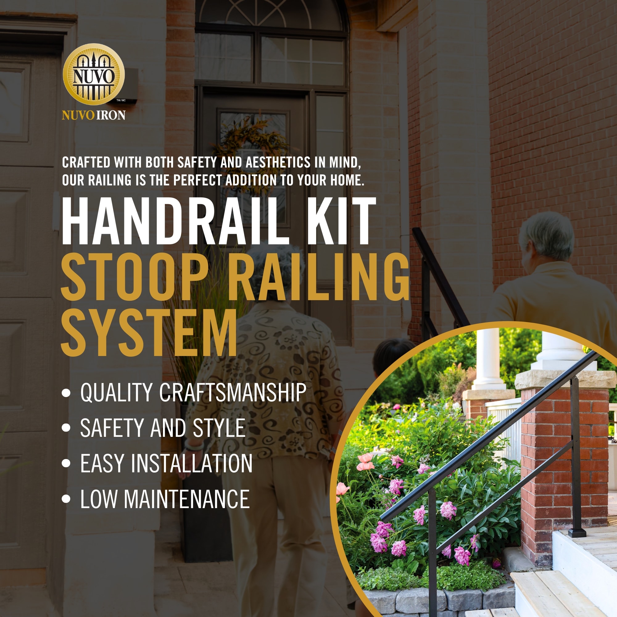 Nuvo Iron BLSK4S-US railings - View #3