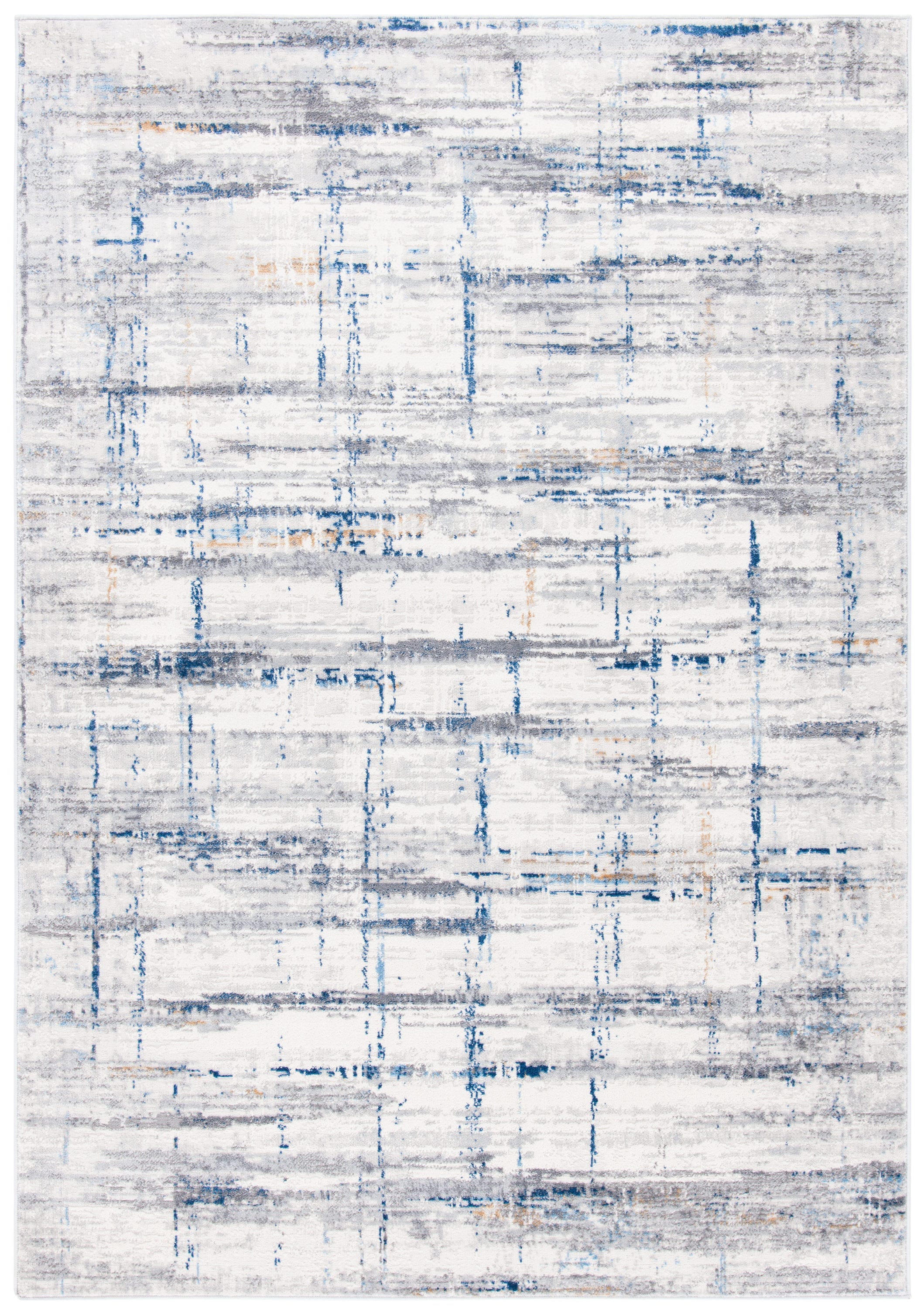 Safavieh ALA451F-8 Amelia Irmina 8 x 10 (ft) Loomed Synthetic Gray/Blue Rectangular Indoor Distressed/Overdyed Bohemian/Eclectic Area rug