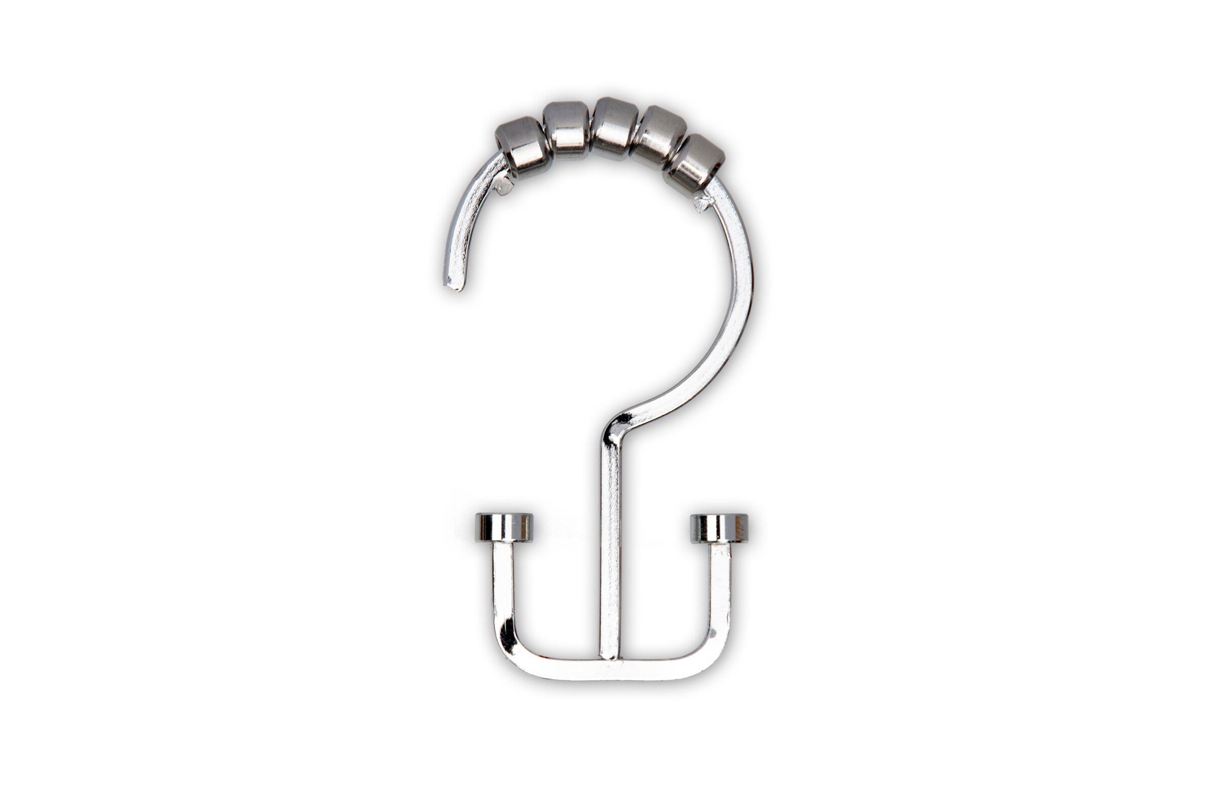 Utopia Alley 12-Pack Chrome Double Shower Curtain Hooks in the Shower Rings  & Hooks department at
