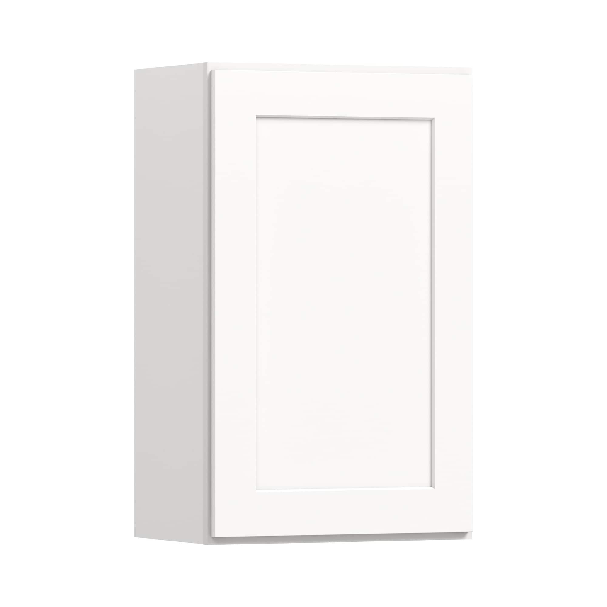 Boyel Living 18-in W x 30-in H x 12-in D Creamy White Shaker Ready-to-Assemble Kitchen Wall Cabinet with Soft-Close Hardware