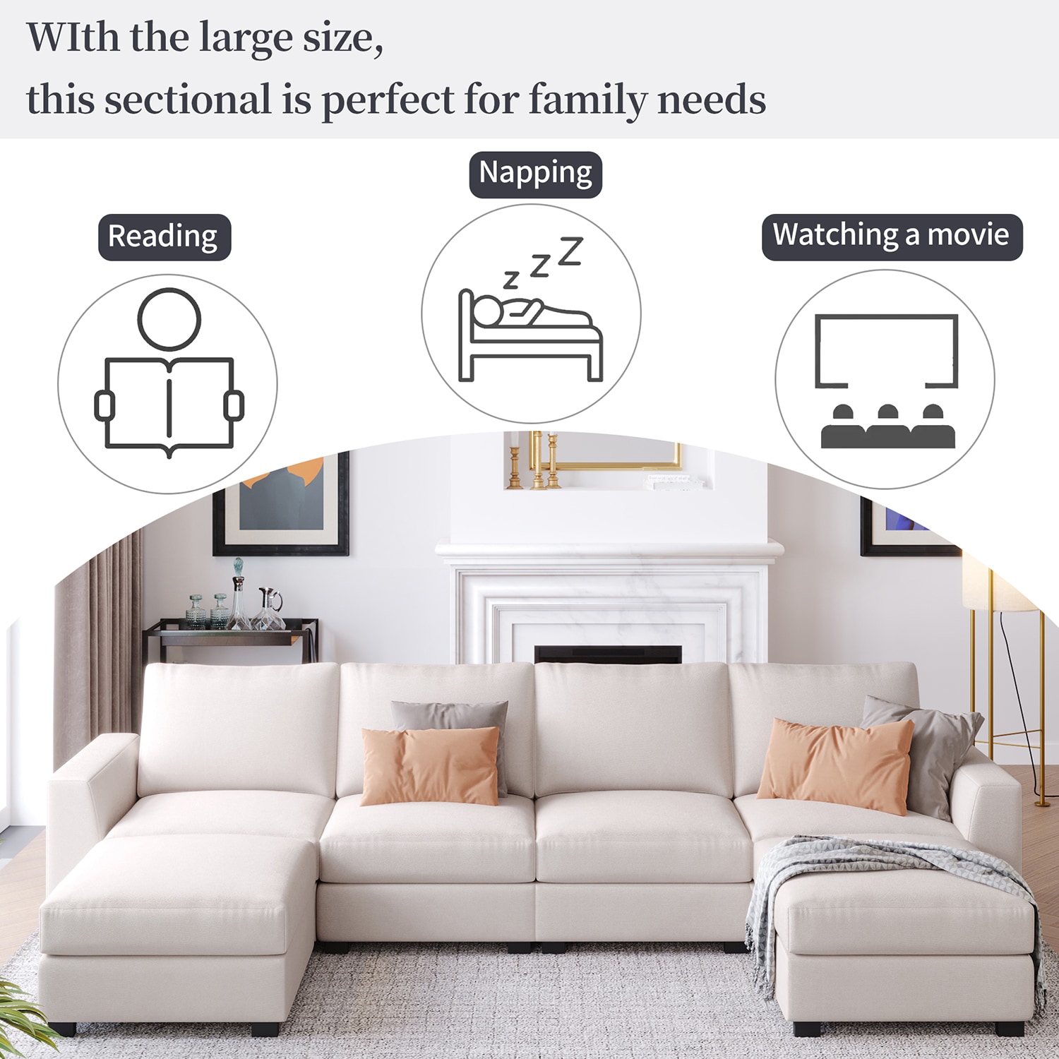 SINOFURN SYA010295GY Sofas-Loveseats - View #15