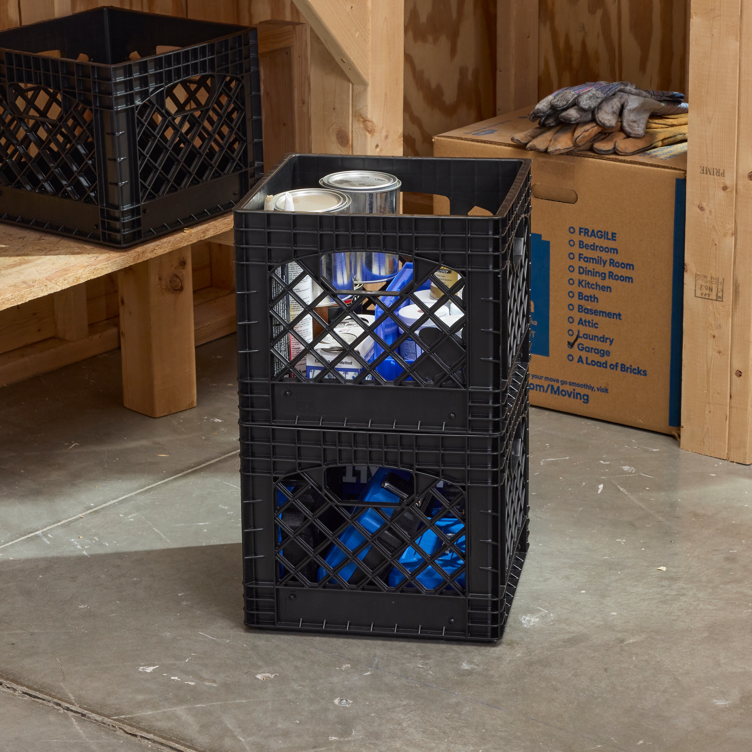 Project Source BBCRATE 16-1000KY Plastic-Storage-Totes - View #6