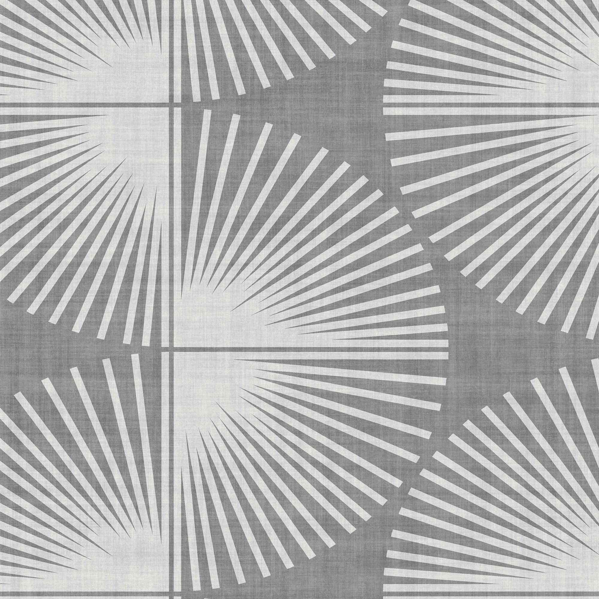 Gray and Ivory Geometric Peel and Stick Wallpaper