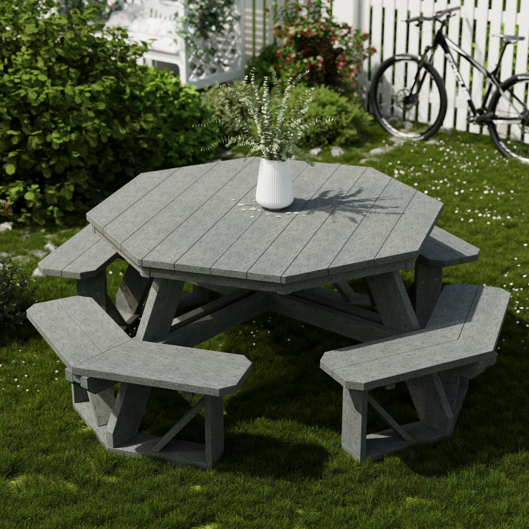 Wildridge LCC-164-DG Picnic-Tables - View #2