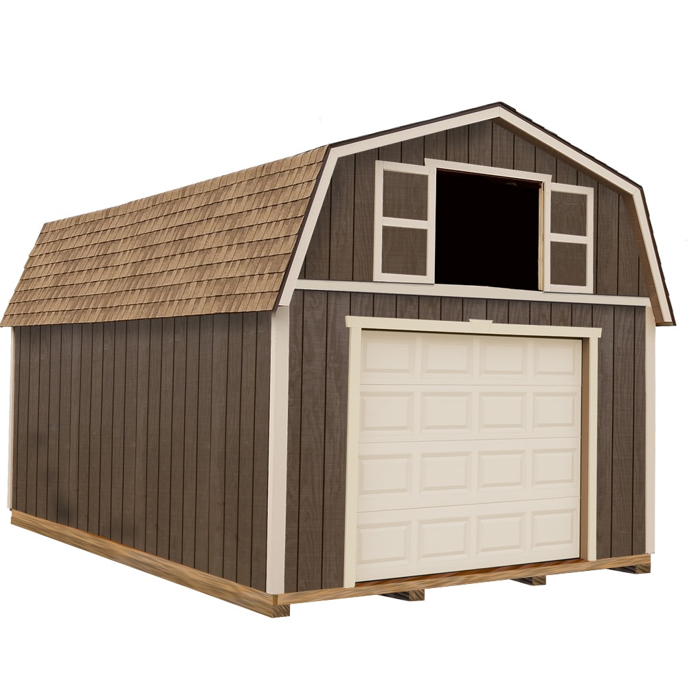 Best Barns 12 Ft X 16 Ft Wood Single Car Garage Building In The Garage Buildings Department At 8572