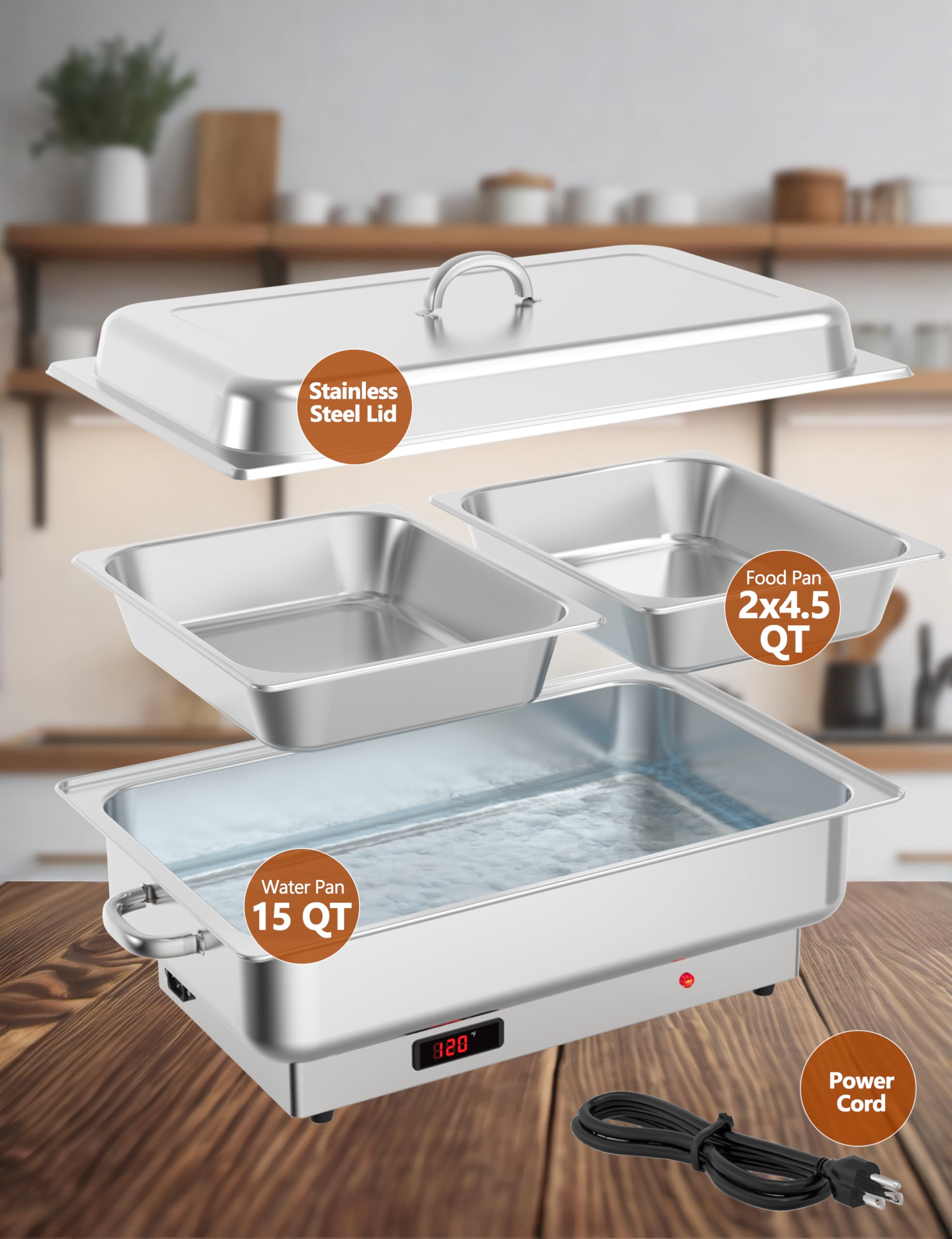 DEXSO ENCOREPHKBA9745 Buffet-Servers - View #3