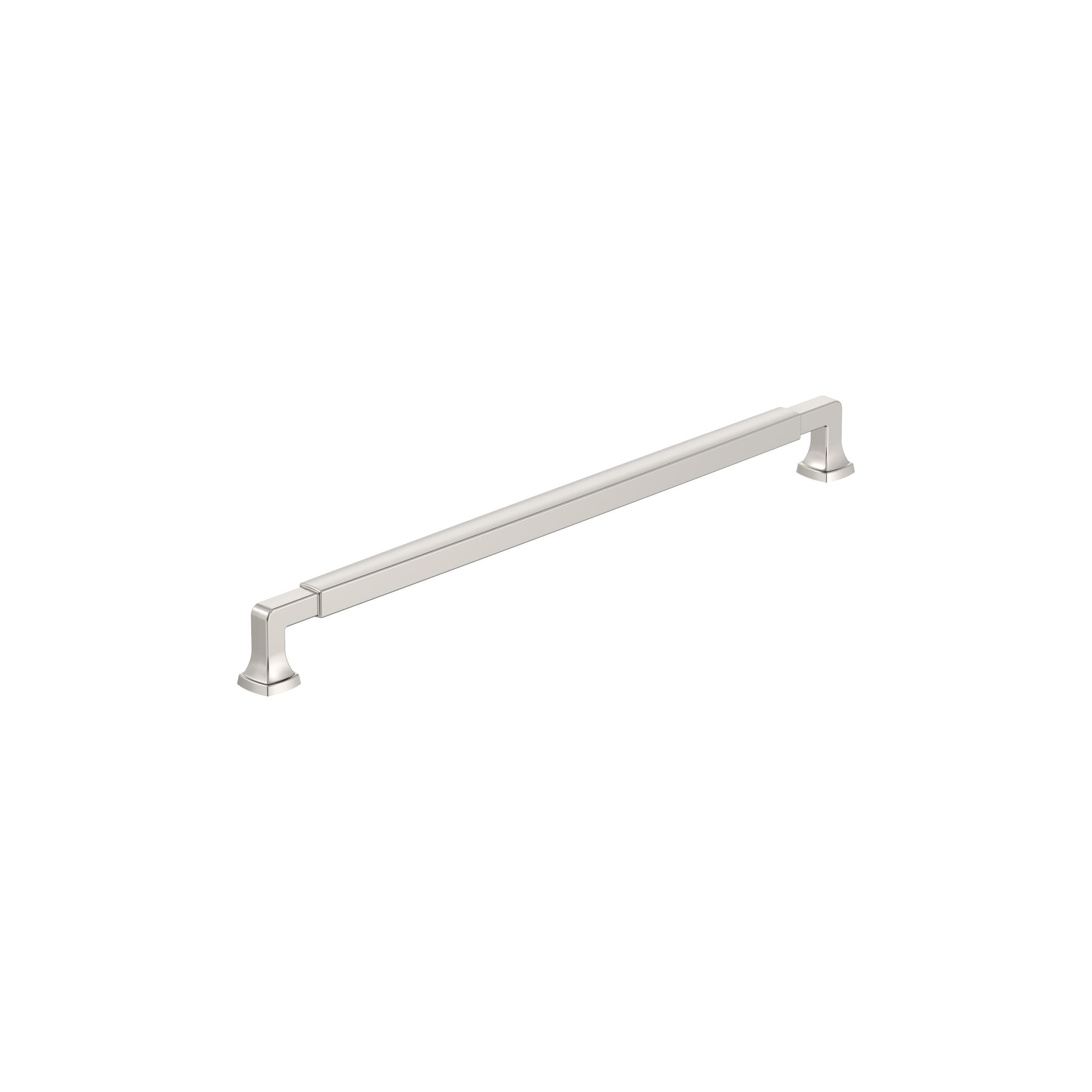 Amerock BP37401PN Stature 12-5/8-in , 320mm Center to Center Polished Nickel Rectangular Bar