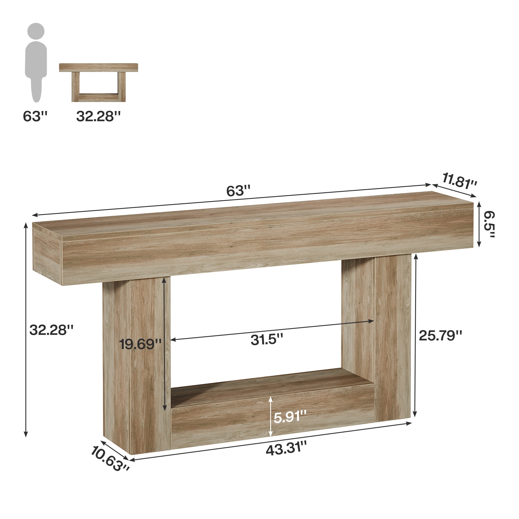 Fnova LWTJ-RY0225 Console-Sofa-Tables - View #4
