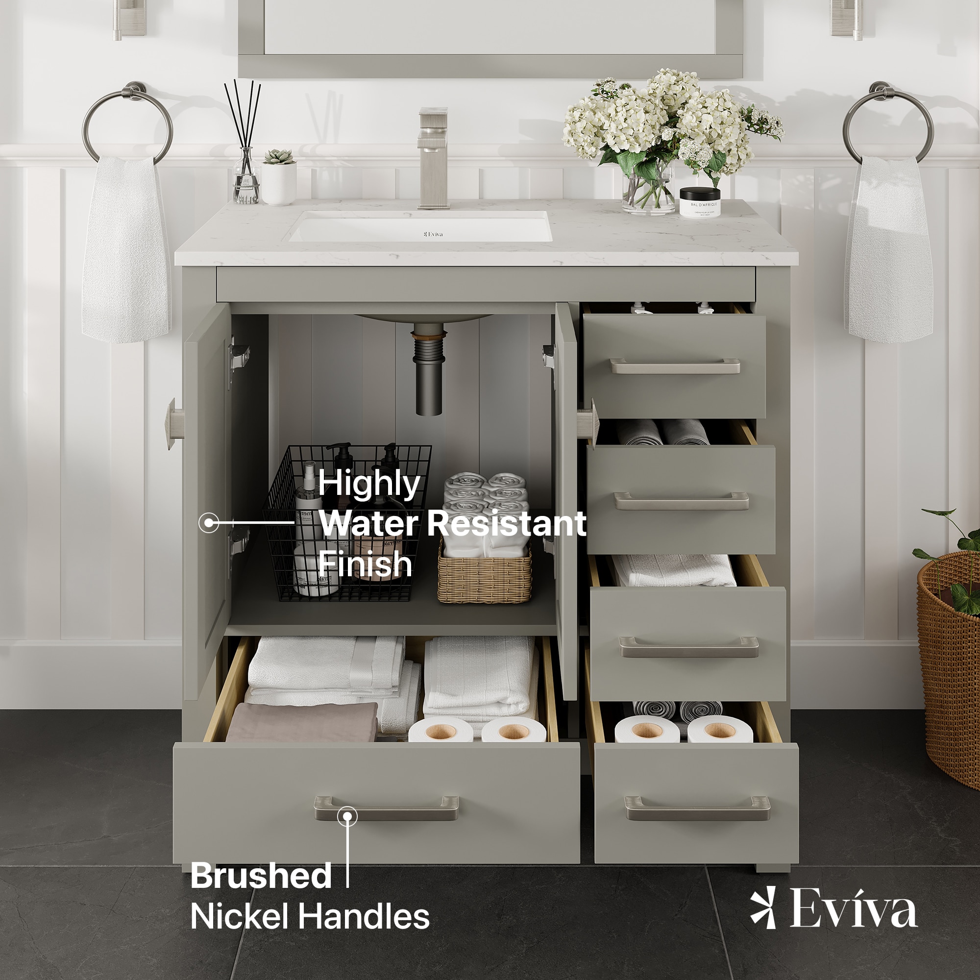Eviva TVN414-36X18GR-Q Bath-Vanity-Combo - View #3