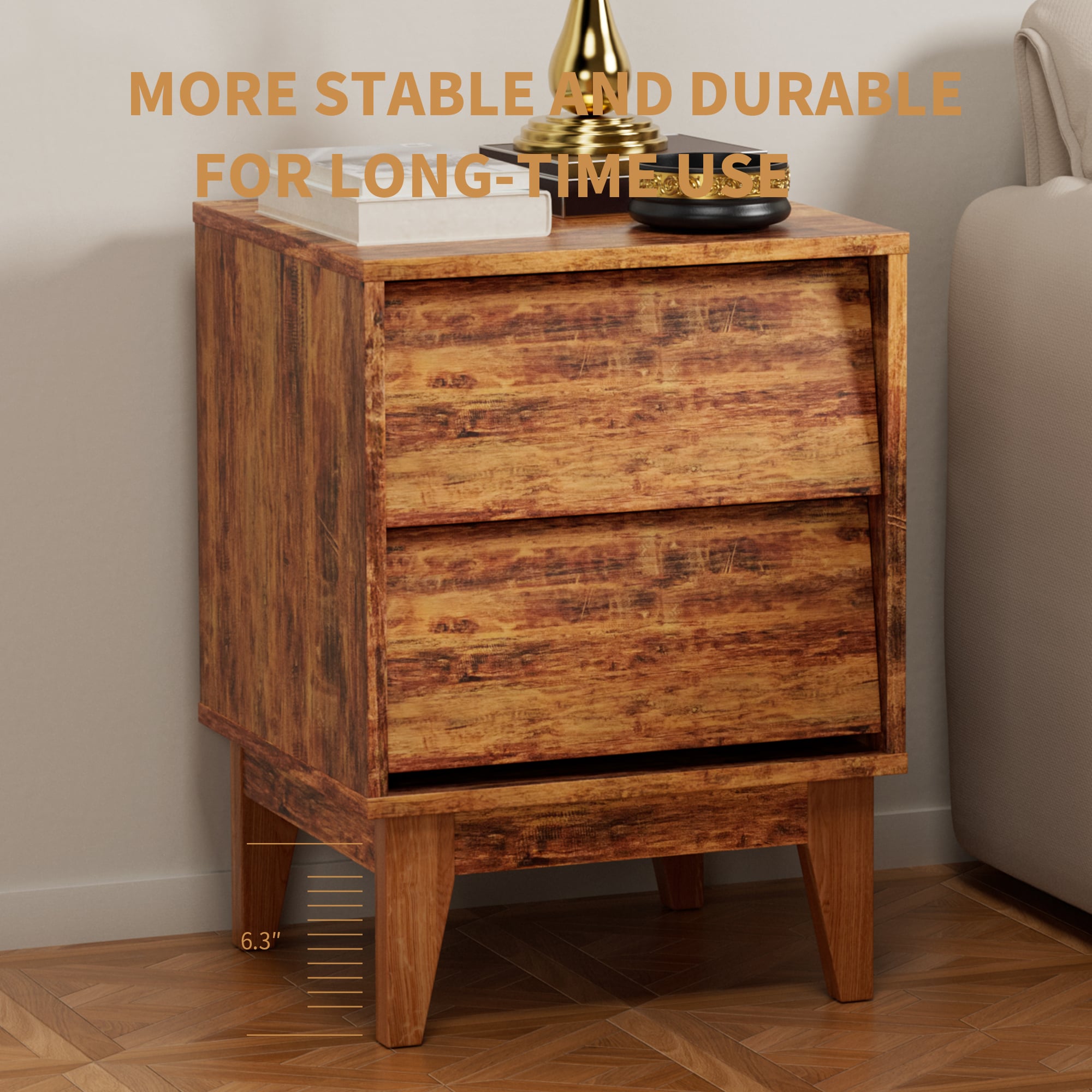FurniFusion SF-R-NS-BN nightstands - View #6