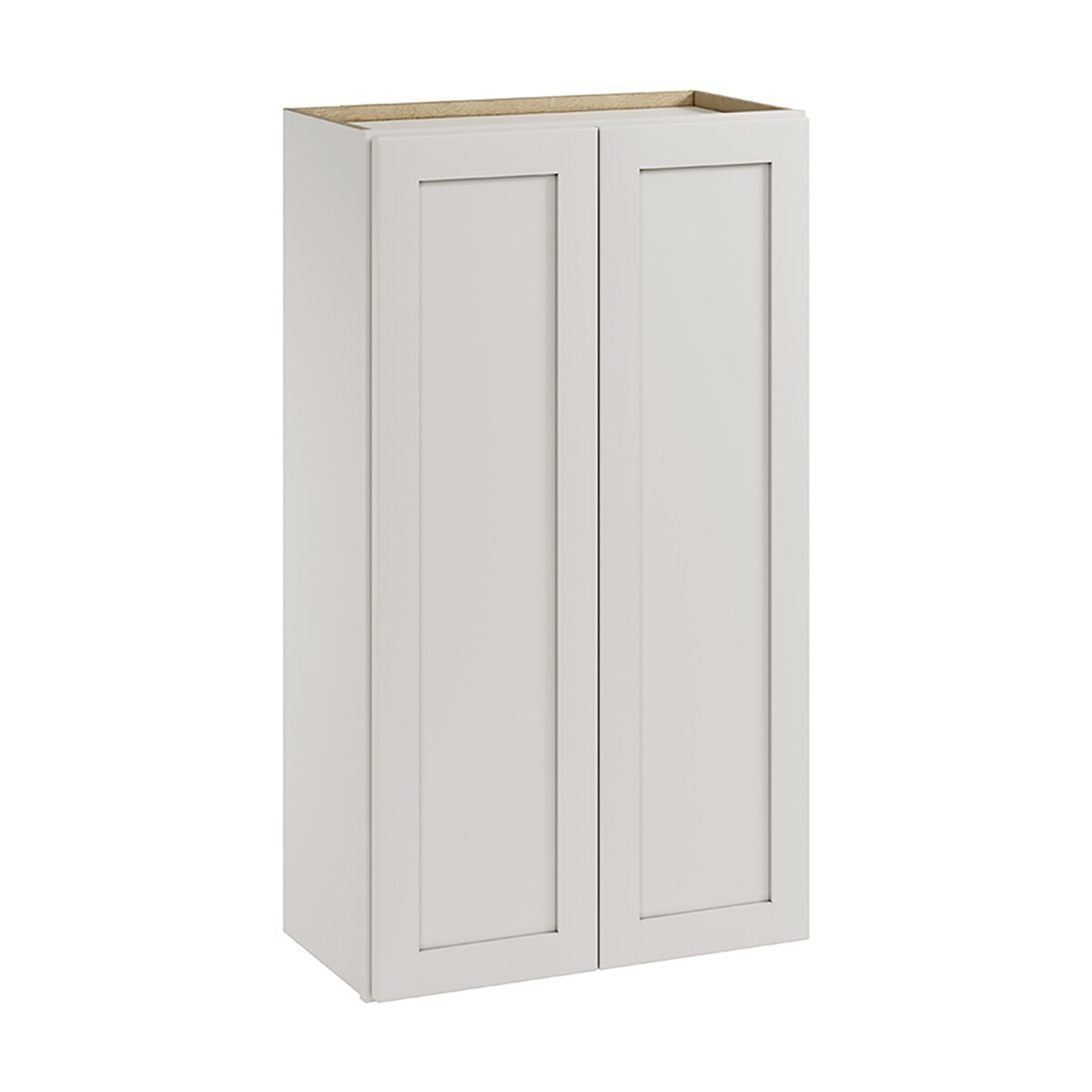Whalen CLICK-IT LWSCLICK-47G Windsor Lane 24-in W x 42-in H x 12-in D Light Gray Birch Wall Ready to assemble Plywood Cabinet (Raised Panel Shaker)