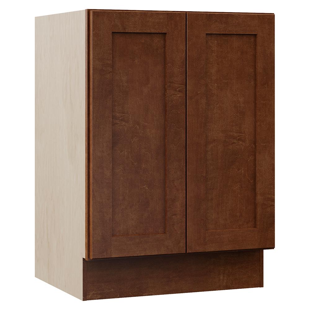 VILLA BATH by RSI LVS24V-COG Sanabelle 24-in Cognac Bathroom Vanity Base Cabinet without Top