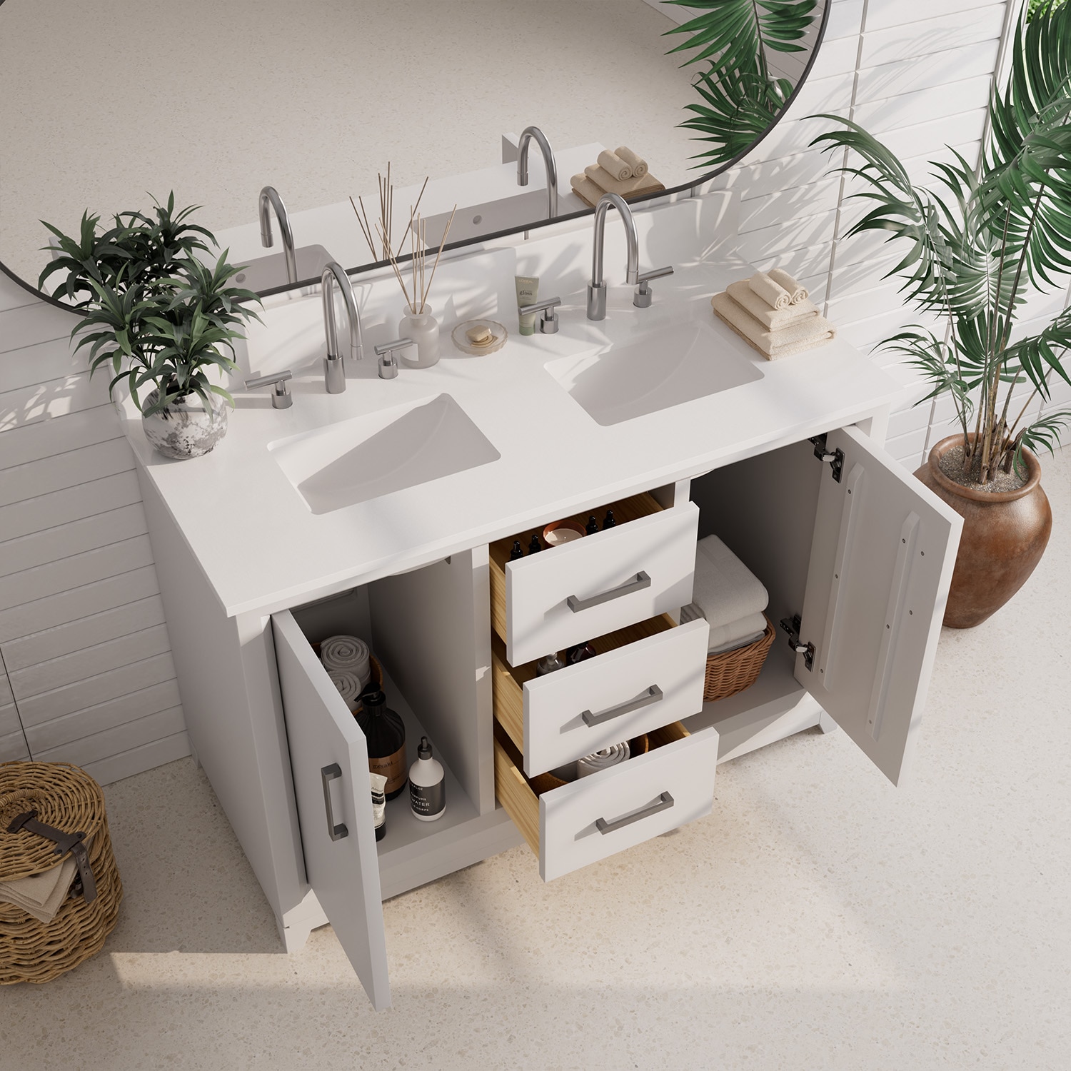 VOUA SAF-DSRCJ-YE1 Bath-Vanity-Combo - View #3