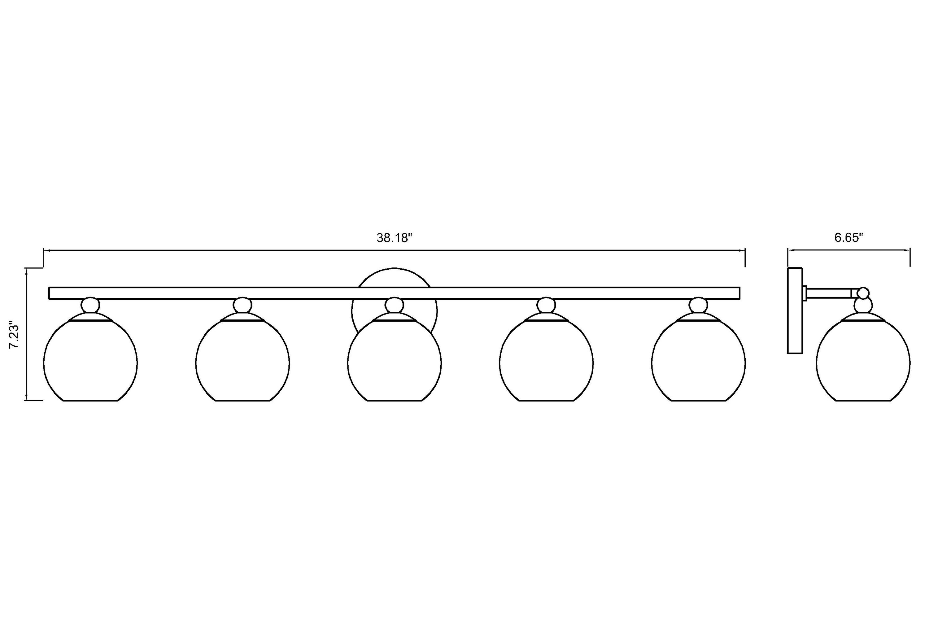 Z-Lite 1100-5V-BN b089995 - View #9