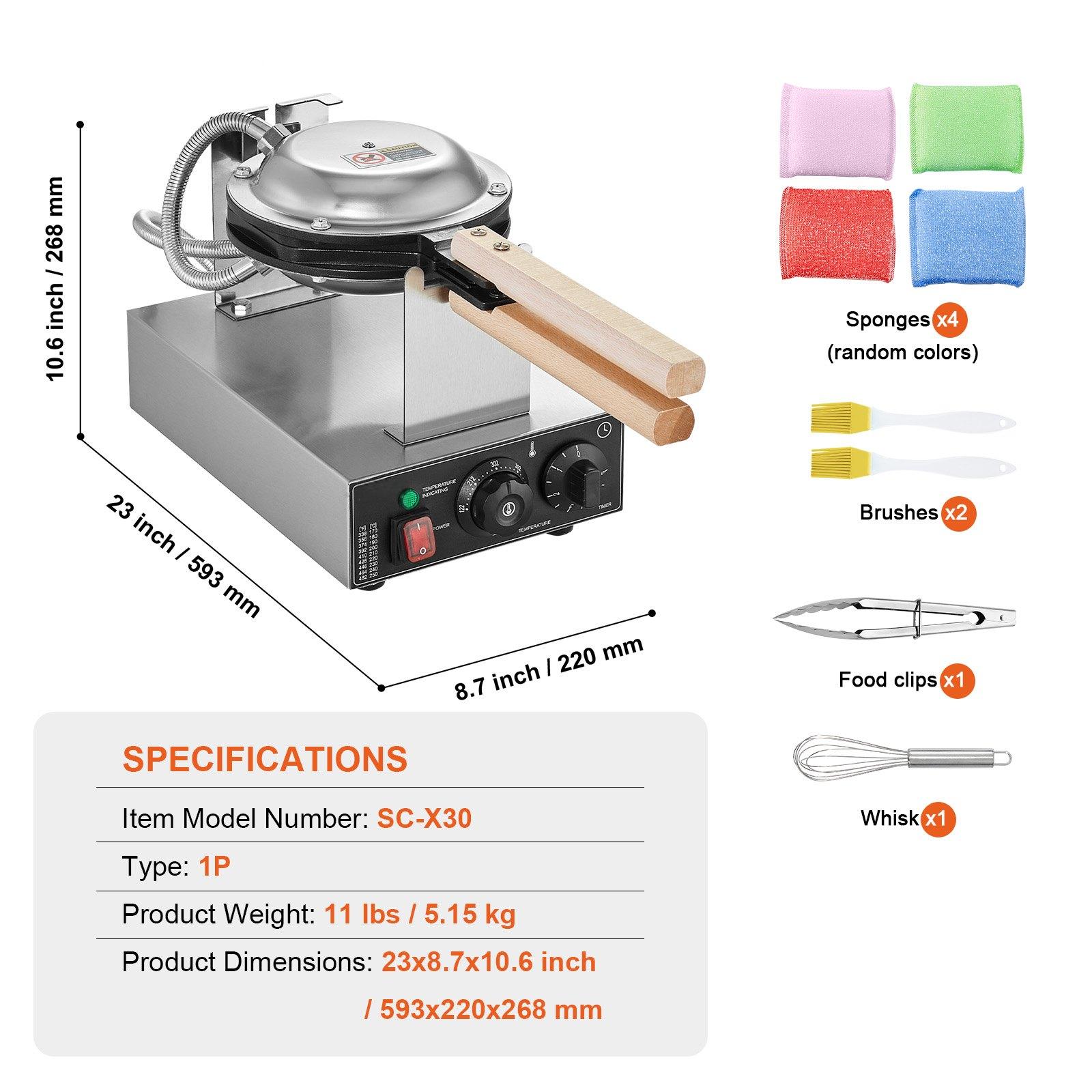 Mecale YAS-Y40CTZ Waffle-Makers - View #3