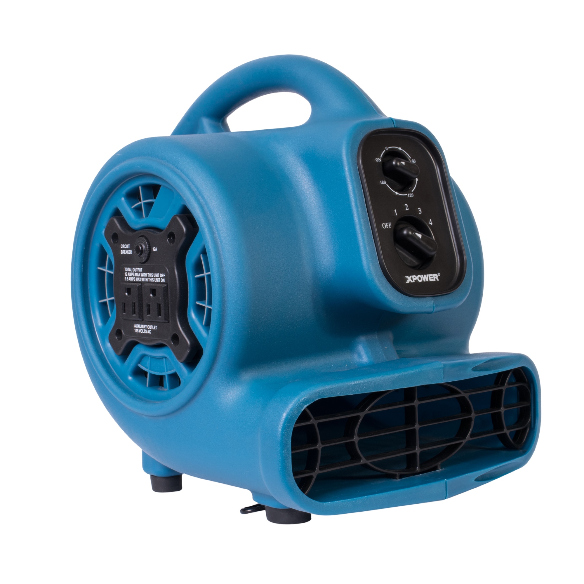 Blower Fan Air Mover Portable Variable Speed Pivoting Standalone 120 Volt Outlet 
